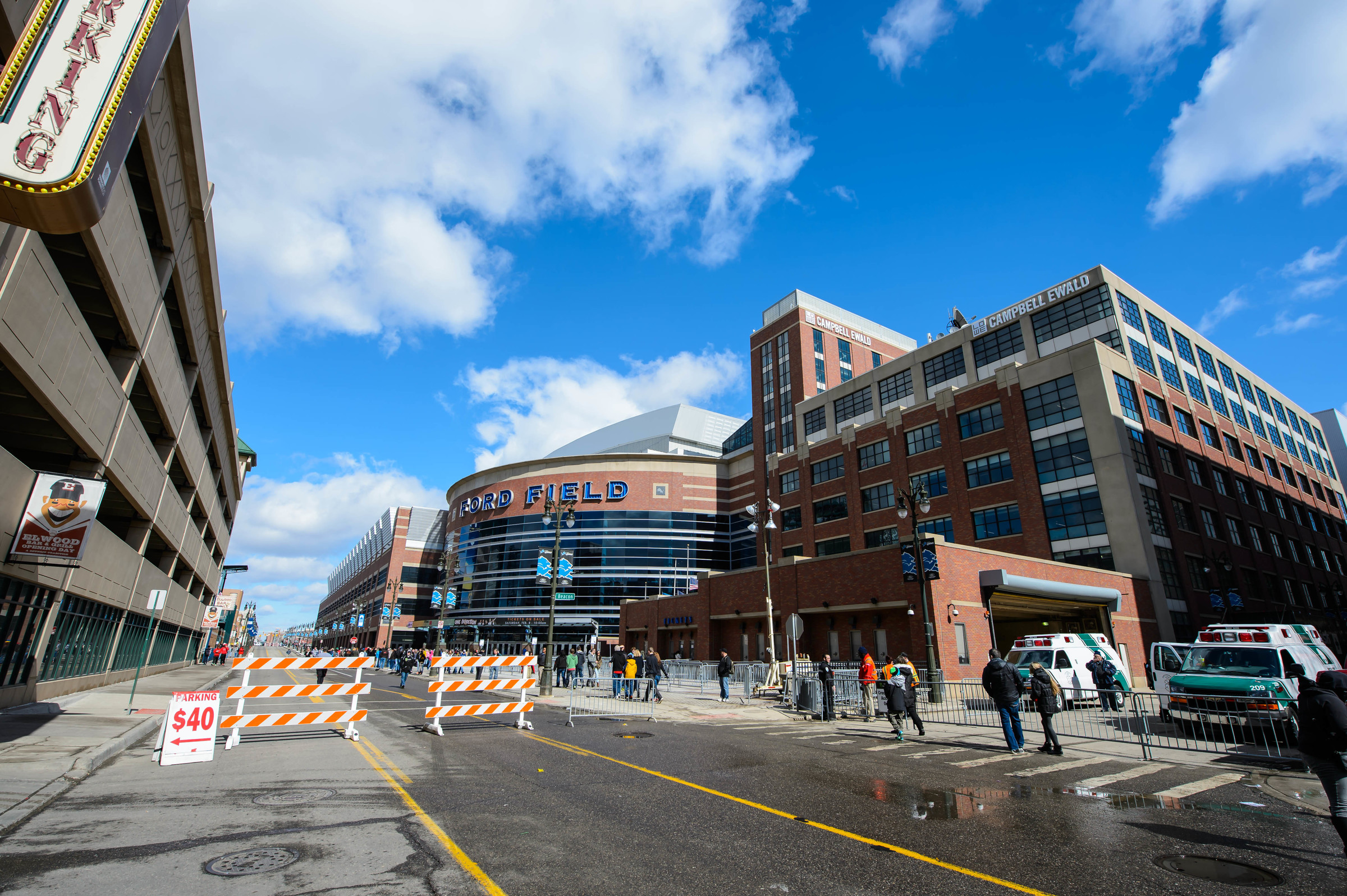 The Detroit Supercross now runs inside of Ford Field.