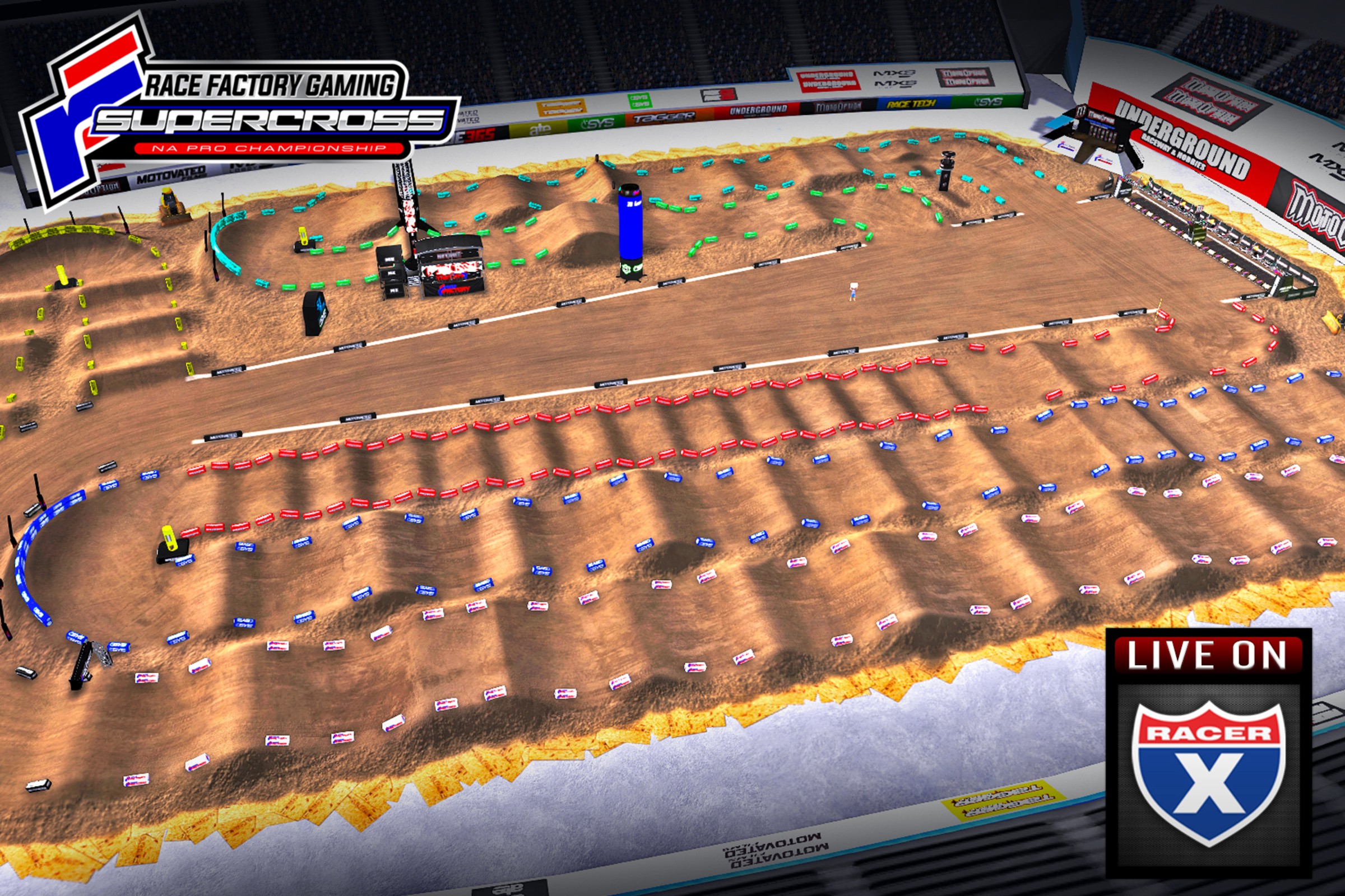 Pro MX Simulator eSupercross Race on Seattle Replica Tonight at 6:30 p.m. PST