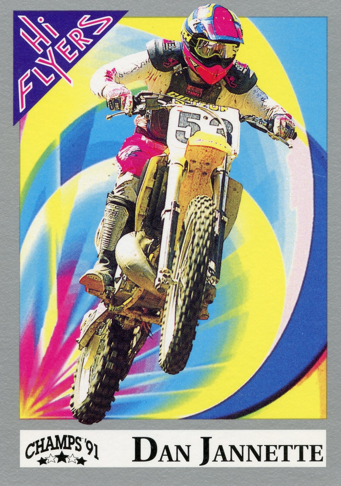 Dan Jannette's 1991 Hi Flyers card.