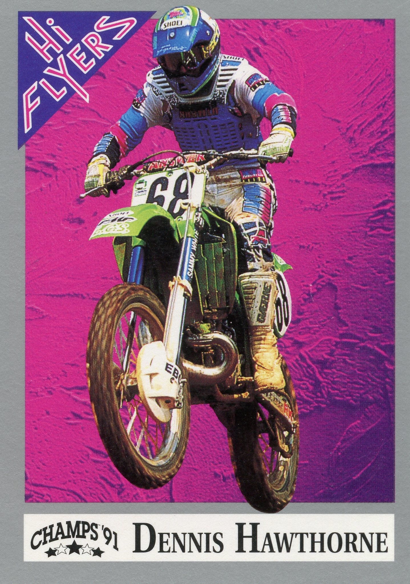 Dennis Hawthorne's 1991 Hi Flyers card.
