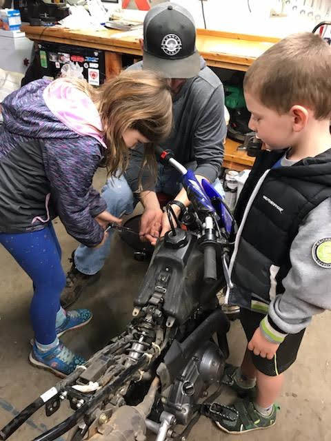 Teaching the next generation.