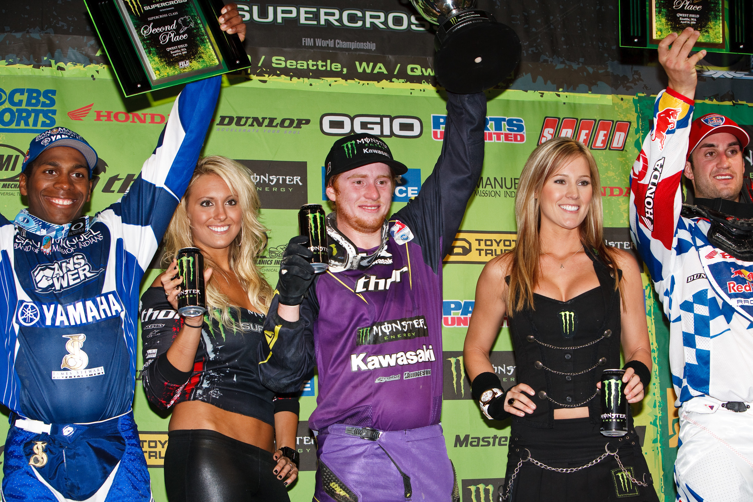 RV, Stewart, and Davi Millsaps rounded out the 450SX podium.