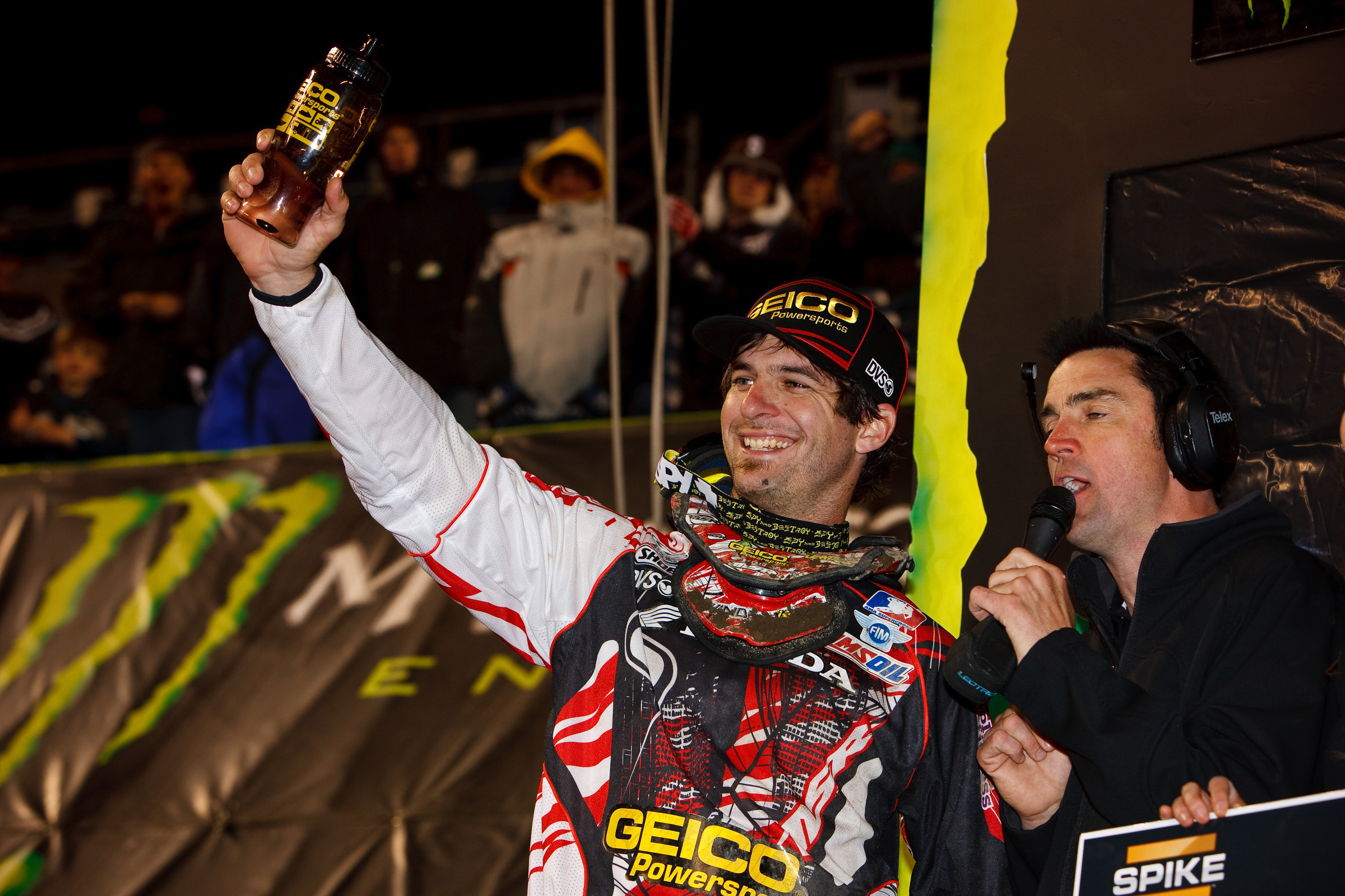 Windham on the podium.