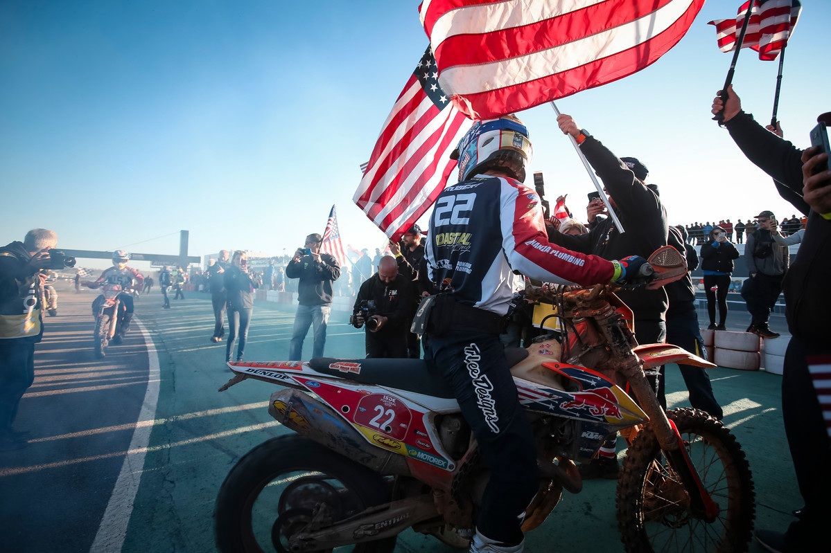 Team USA won the 2019 ISDE World Trophy and Women's Trophy.