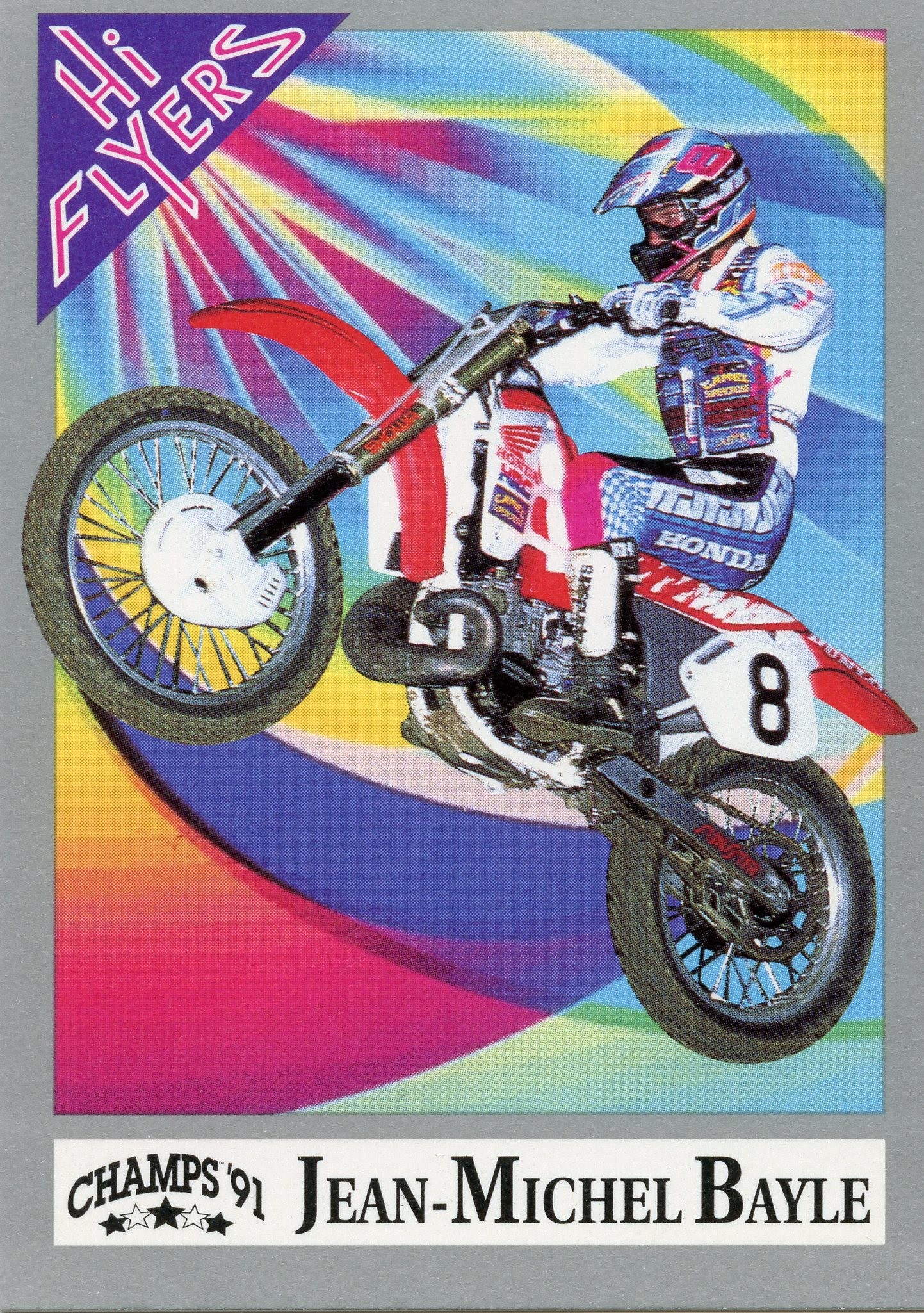 Jean Michel Bayle's 1991 Hi Flyers card.