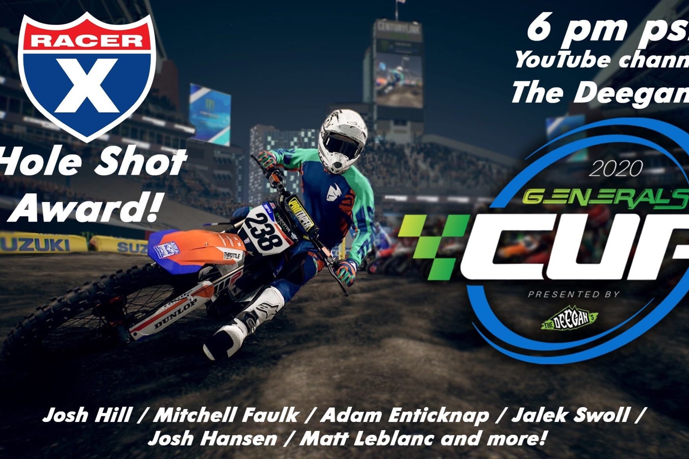 Watch: Brian Deegan General’s Cup Live