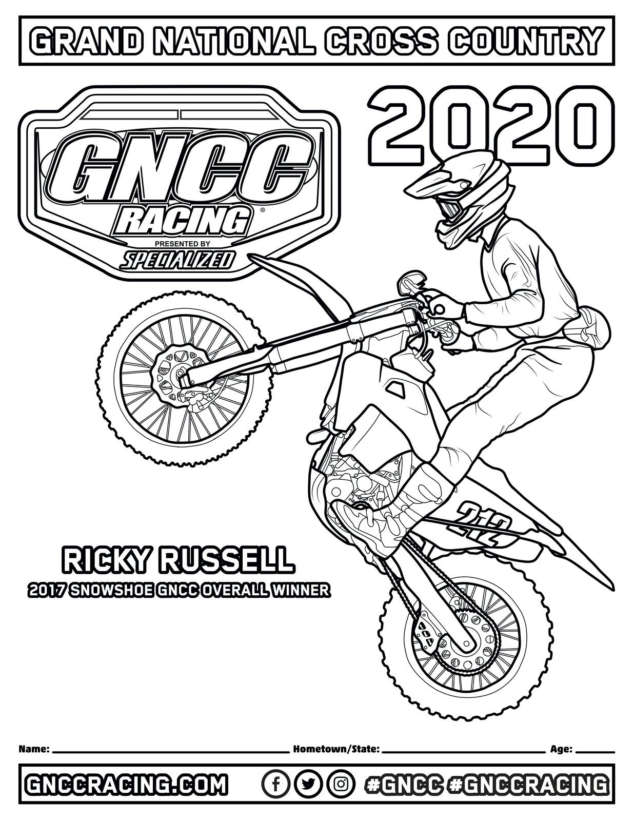 Fresh Gncc Coloring Pages For Your Kids Gncc Racing Racer