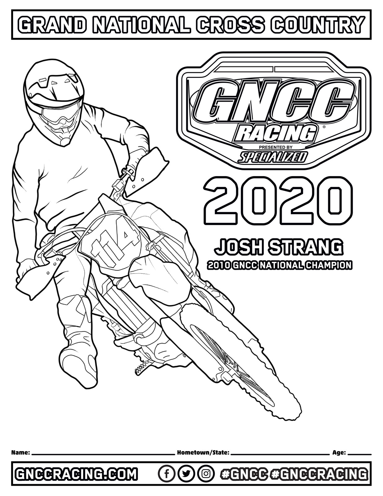 Fresh GNCC Coloring Pages For Your Kids - GNCC Racing - Racer X