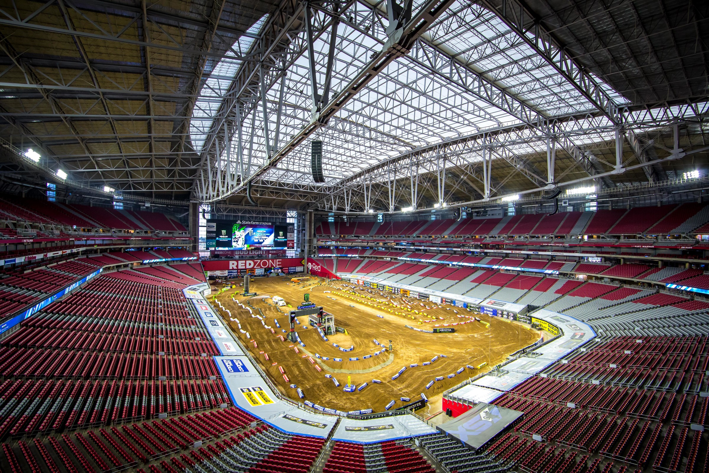 State Farm Stadium in Glendale, Arizona.
