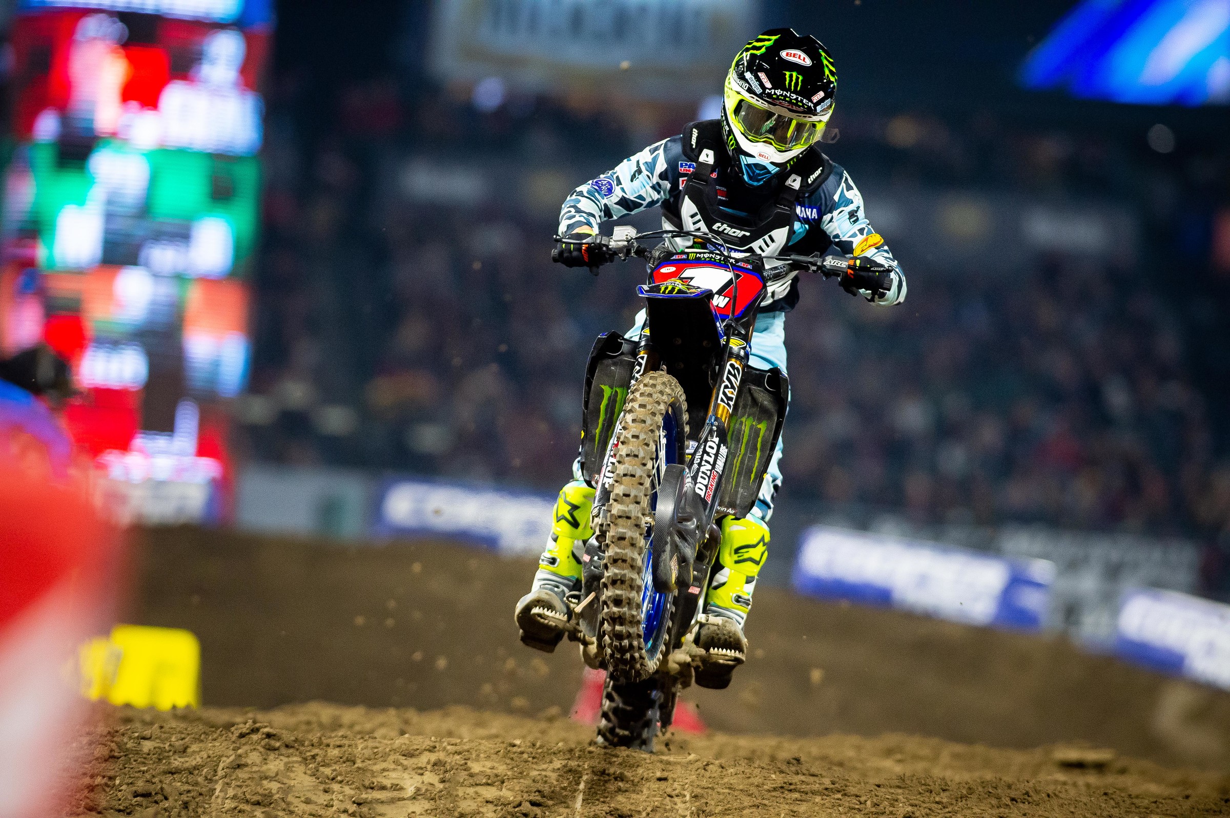 Ferrandis at the 2020 Anaheim 1 Supercross.