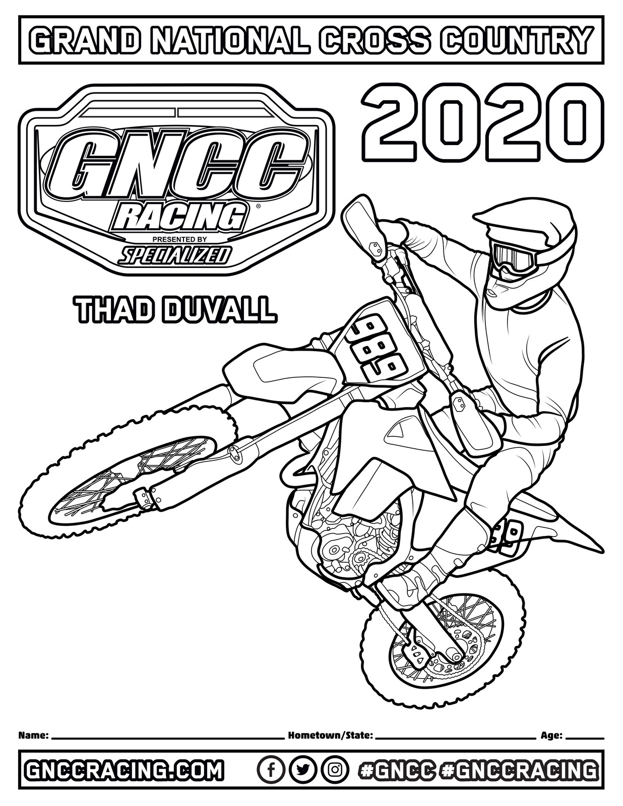 printabale mountain bike coloring pages