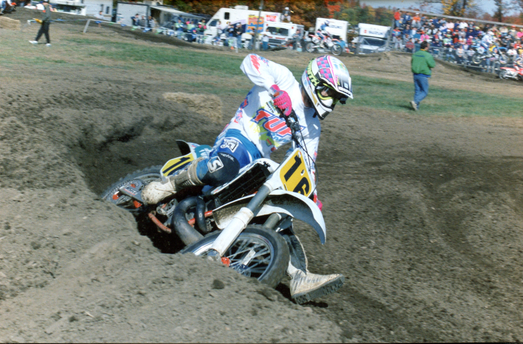 Kieth Bowen in 1991. In the mid-to-late 1980s, he was leading a lot of laps at a lot of races.