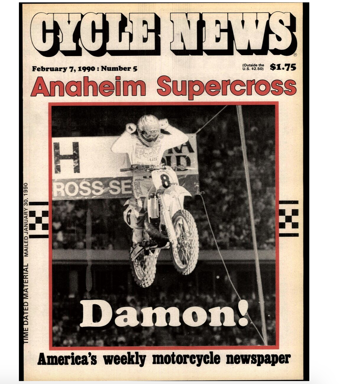 Bradshaw raced local races in Florida and California during the off-season before going on to a slightly bigger event.