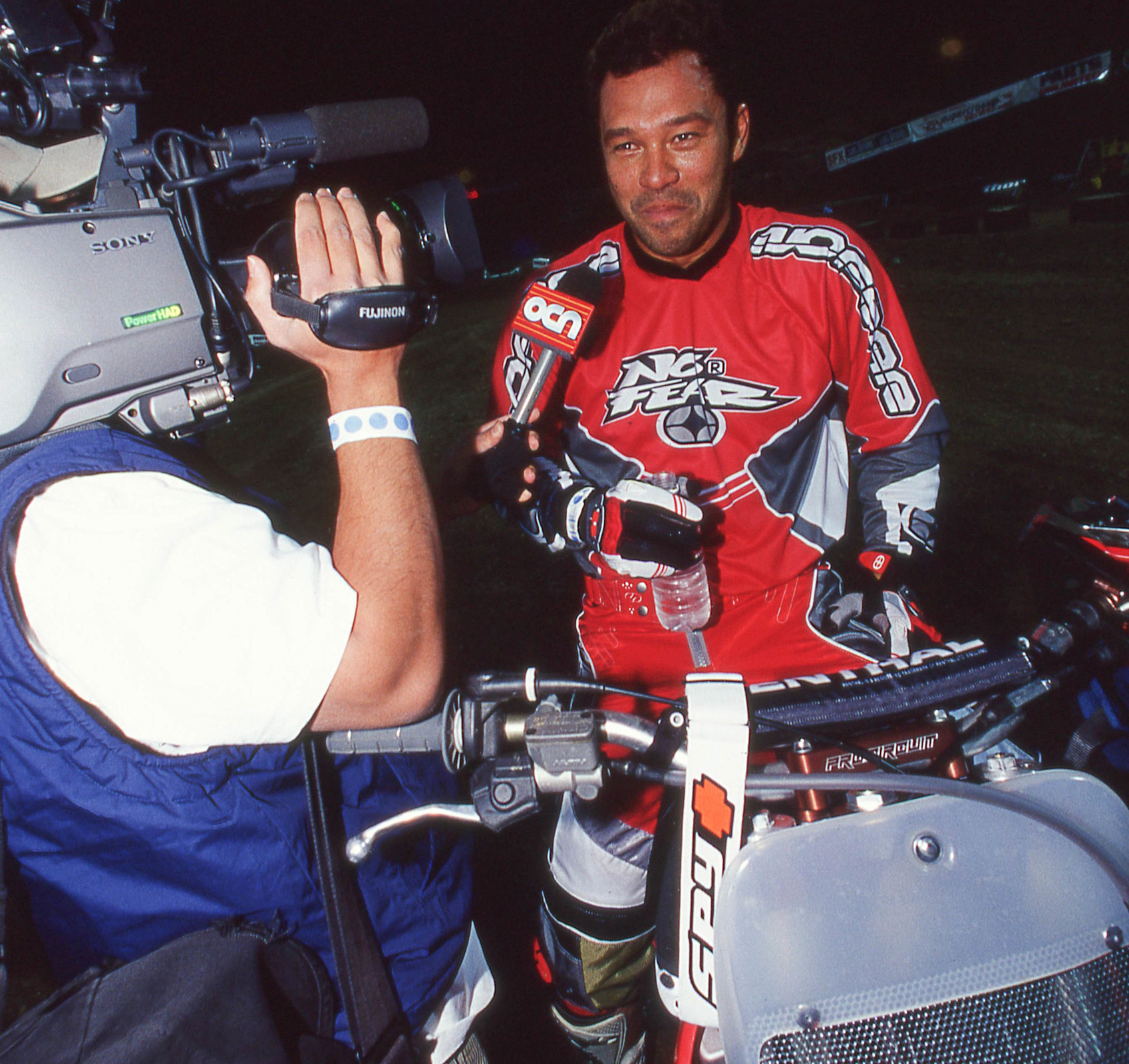 Sunny Garcia gets press before the Crossover. 