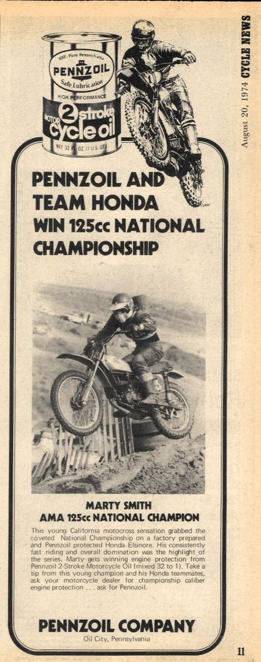 The August  20, 1974, issue of Cycle News.