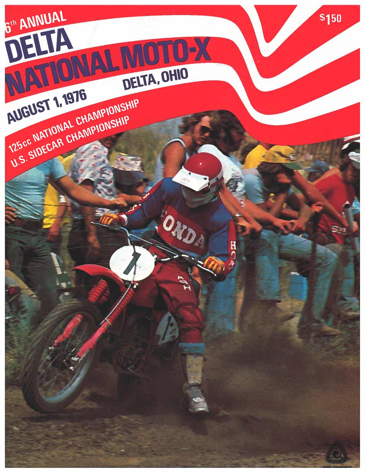 The 1976 Delta National Moto-X program.