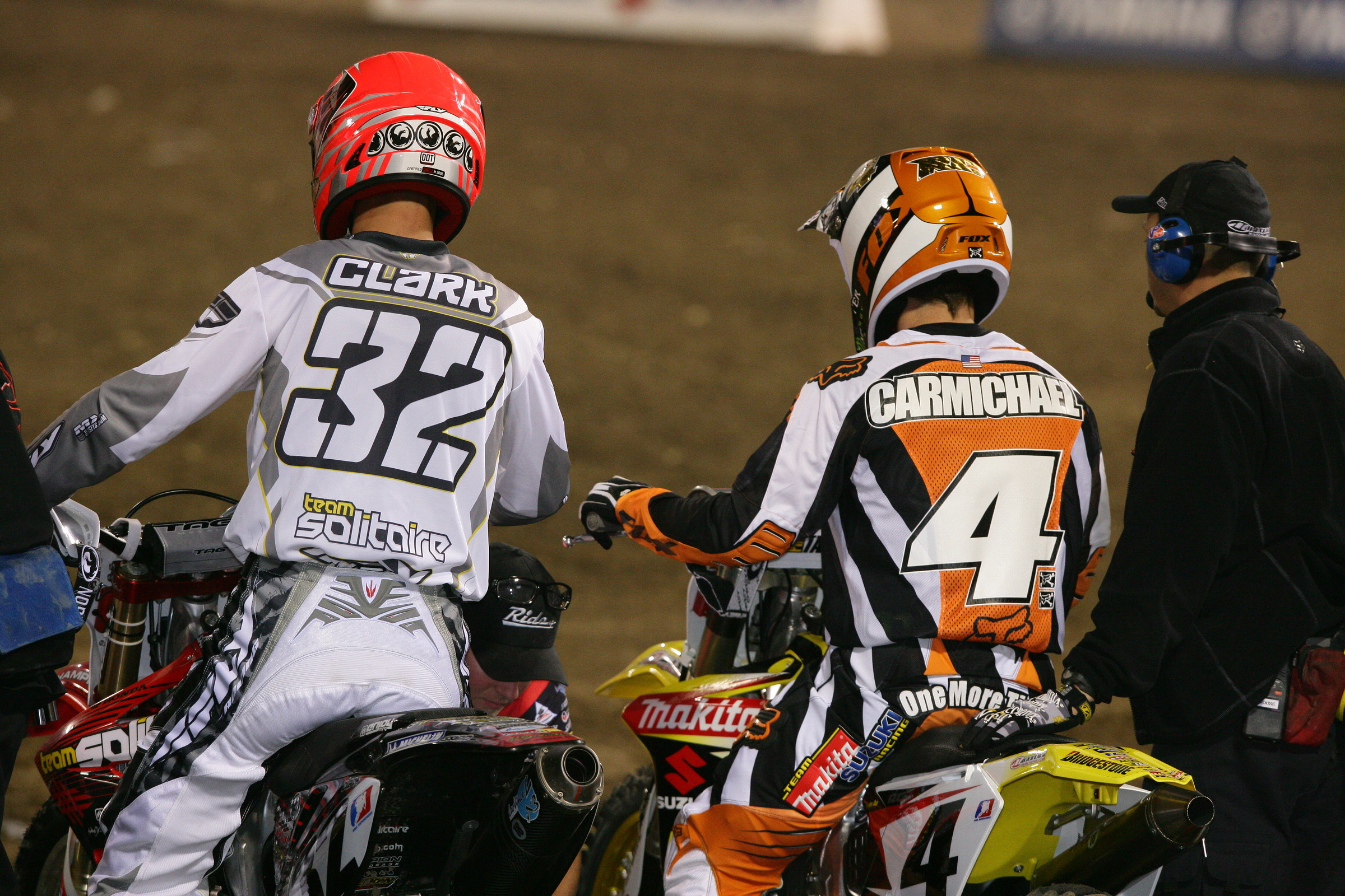 Clark next to RC in 2006.