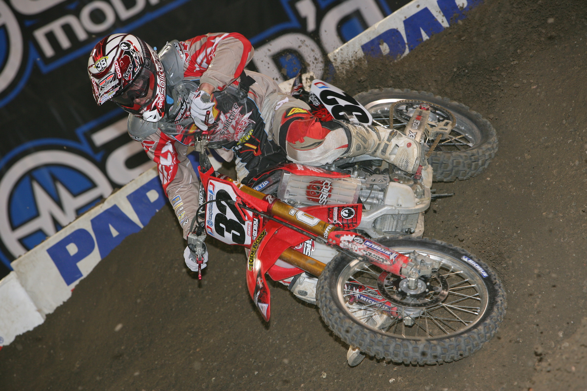 Clark at the 2007 Anaheim 3 Supercross.