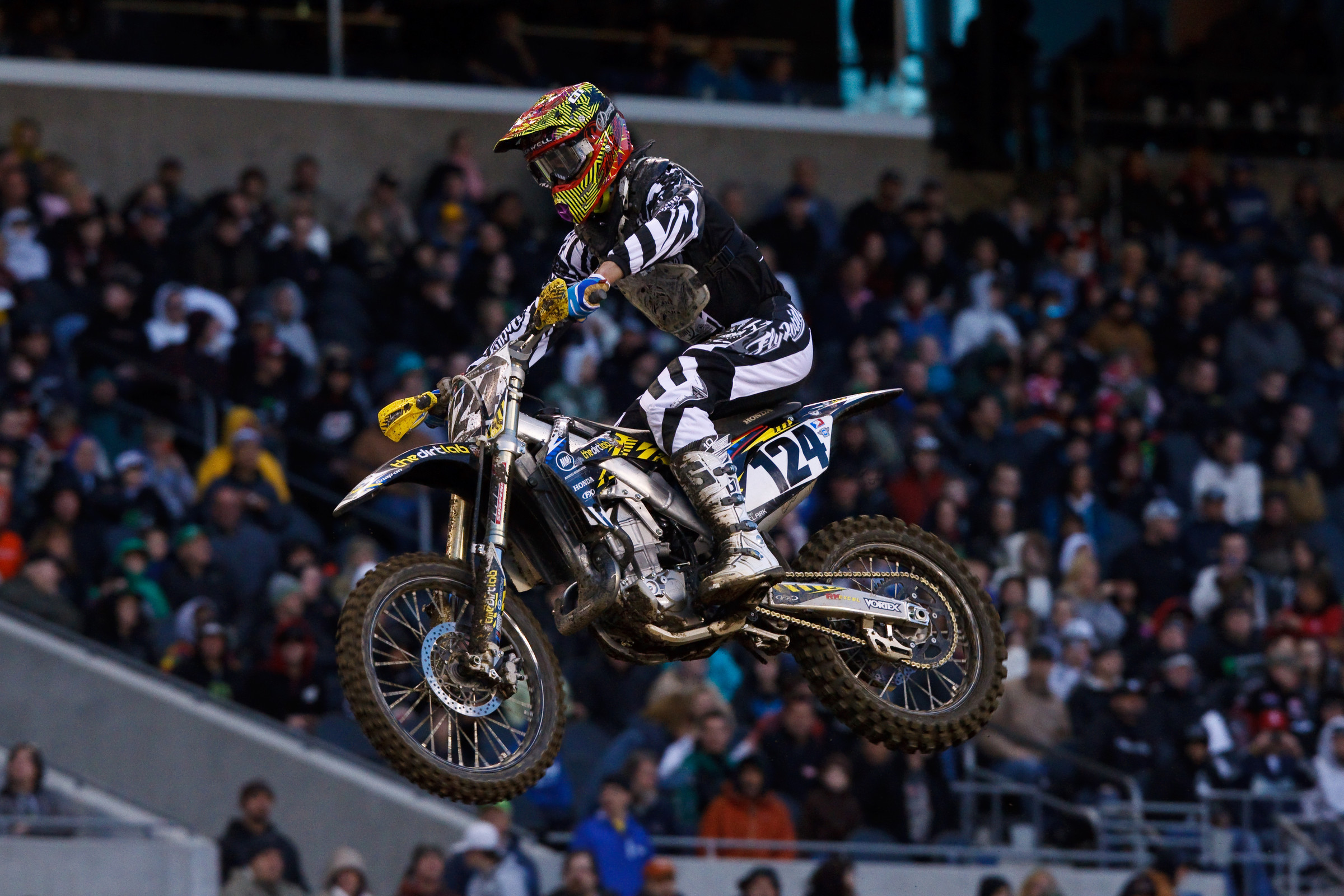 Clark at the 2010 Seattle Supercross.