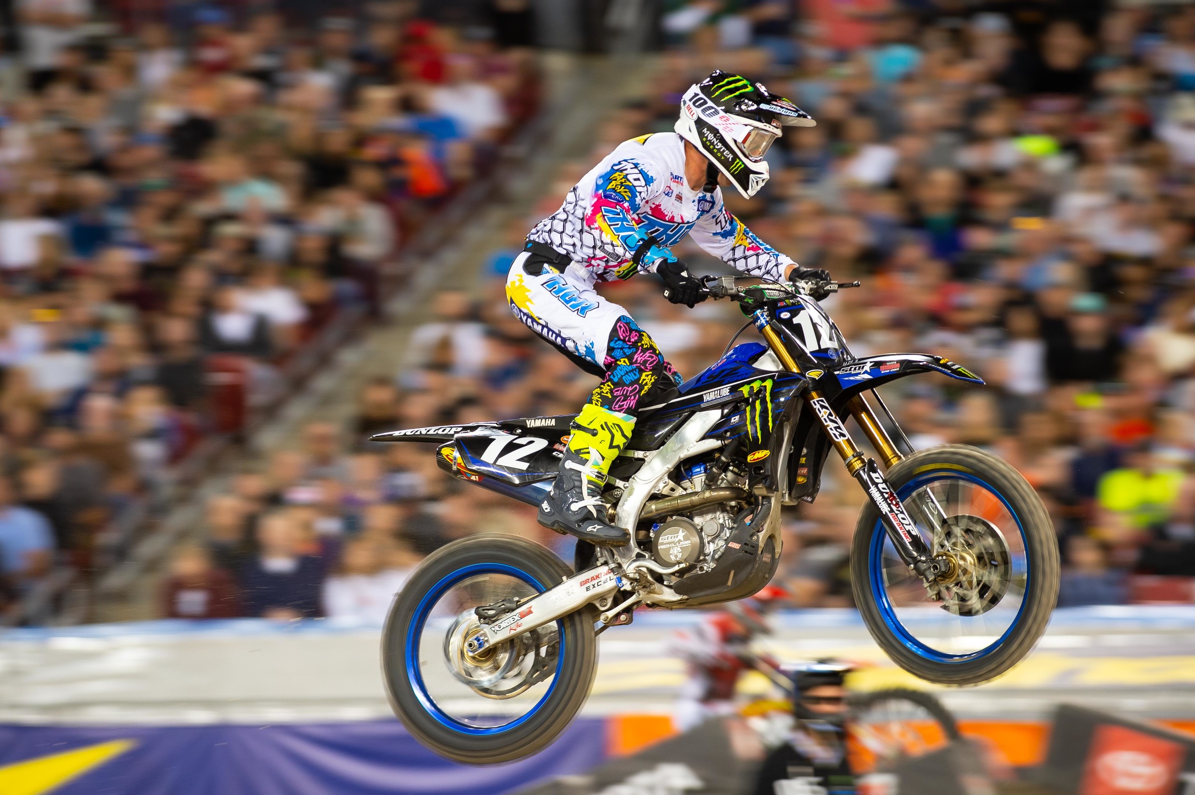 McElrath came out of the Tampa Supercross gates flying.