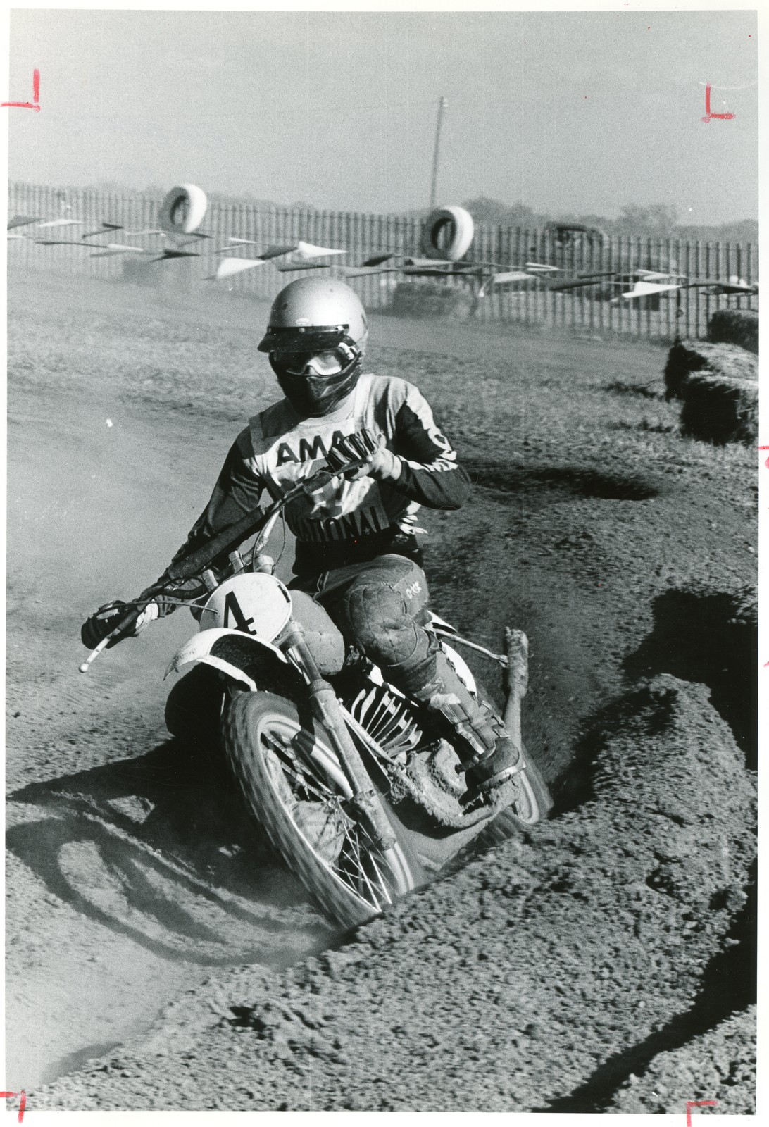 Edwin Moor was the 250 class runner-up aboard his Maico.