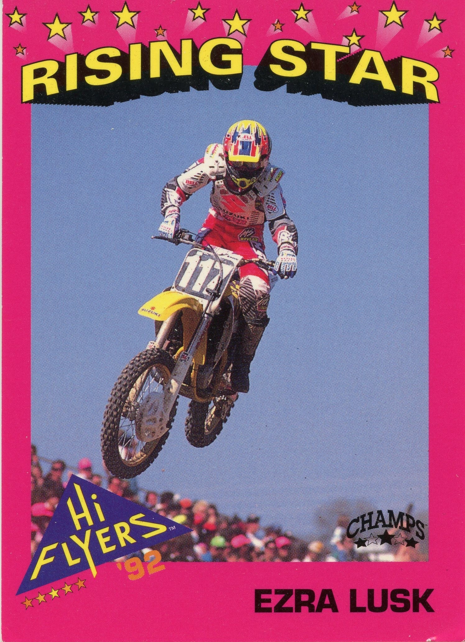 Ezra Lucks' 1992 Hi Flyers card.