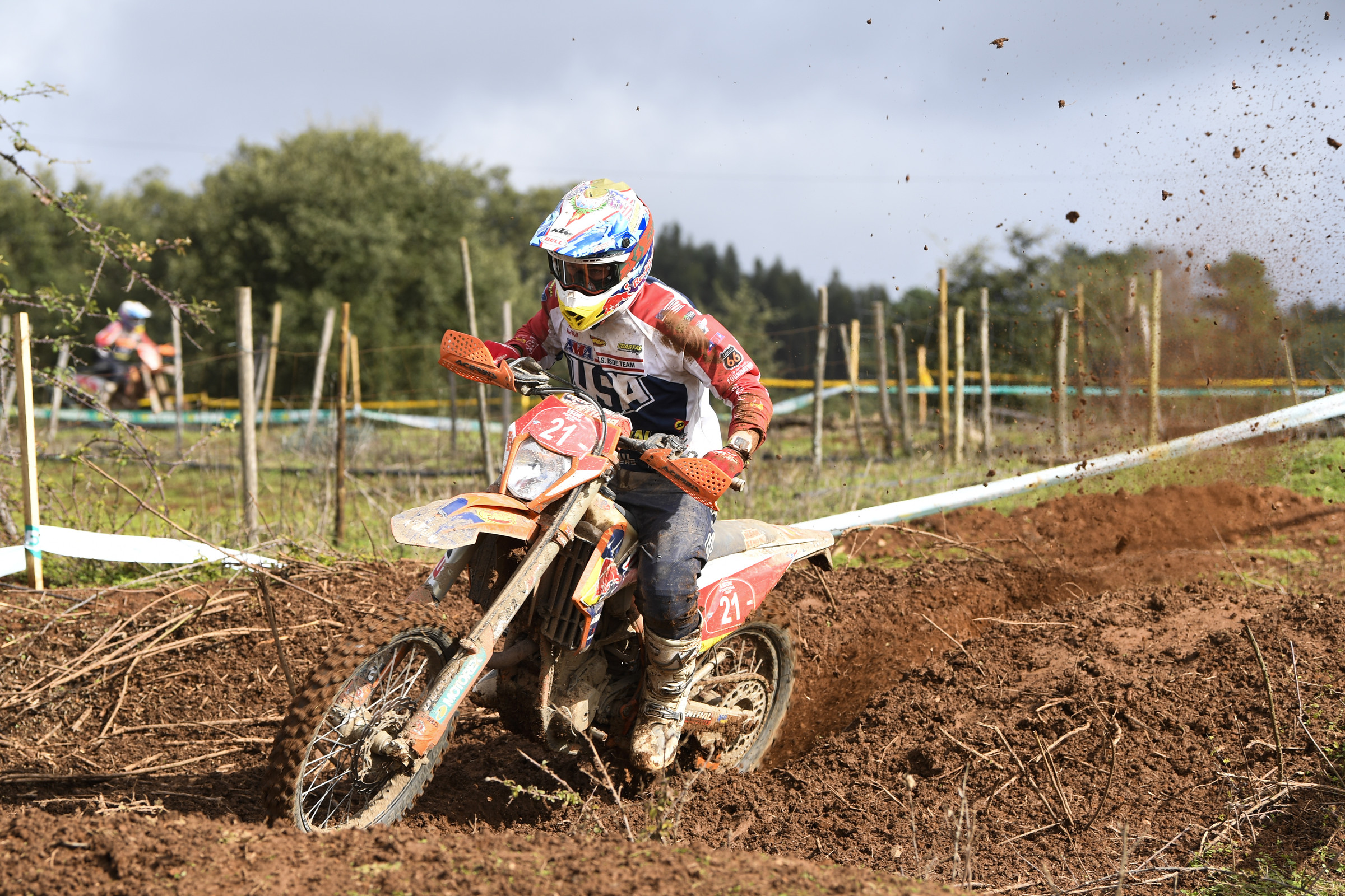 Russell at the 2019 ISDE in Portimao, Portugal.