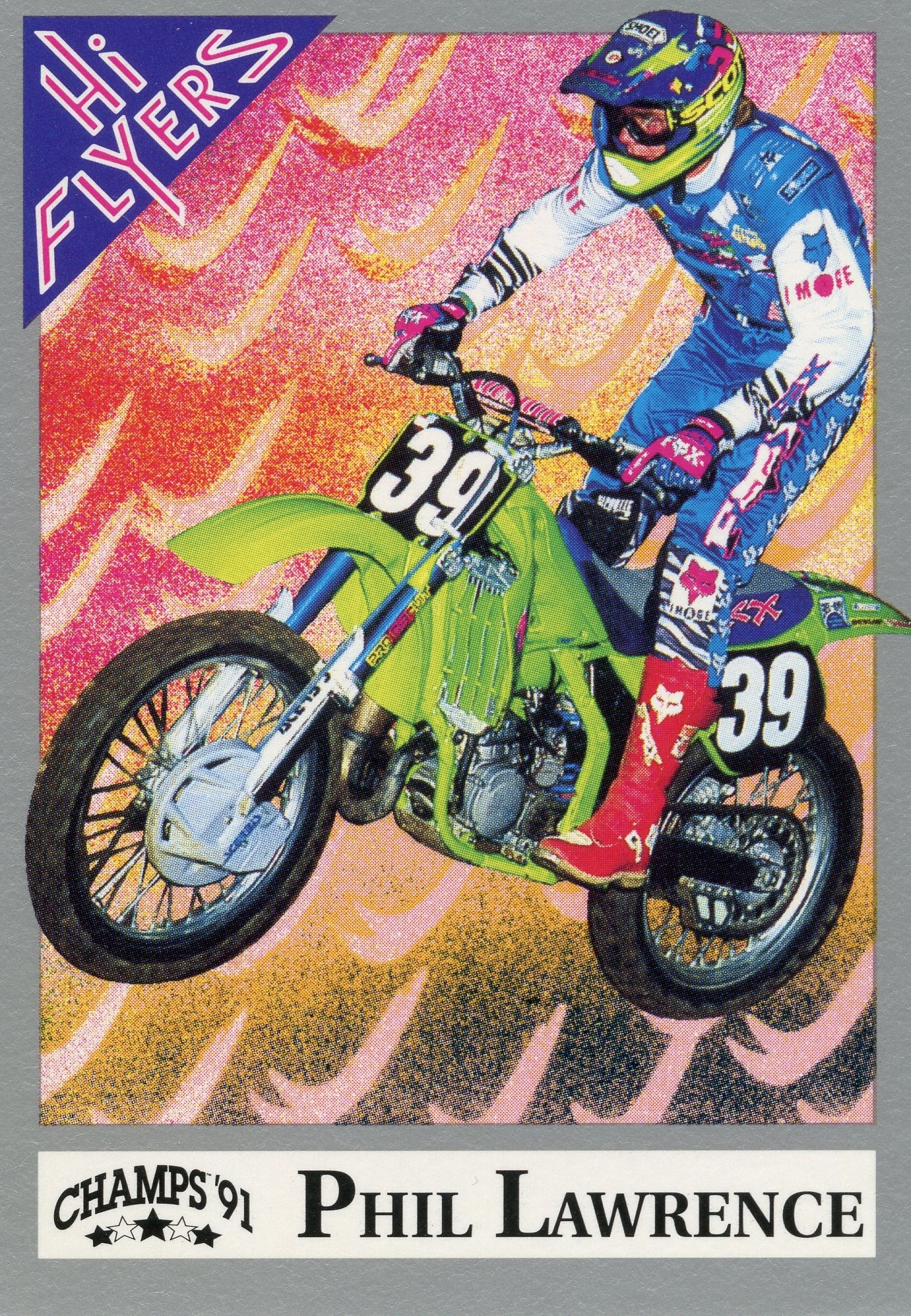 Phil Lawrence's 1991 Hi Flyers card.