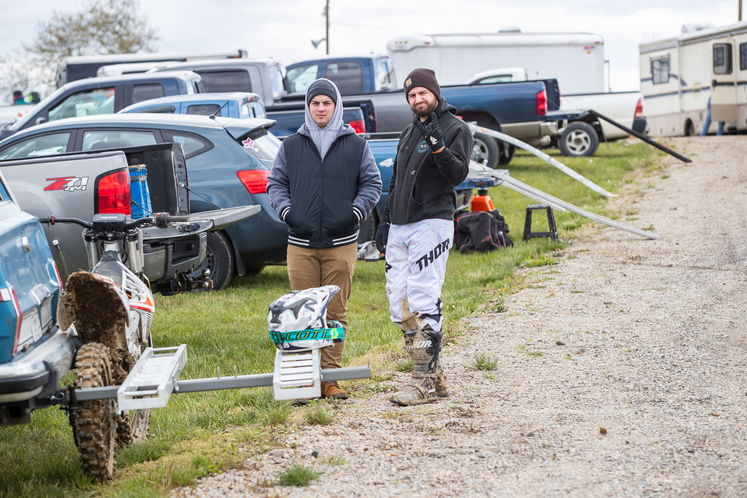 MX Sports' Derek Garcia and Racer X's Dustin Williamson