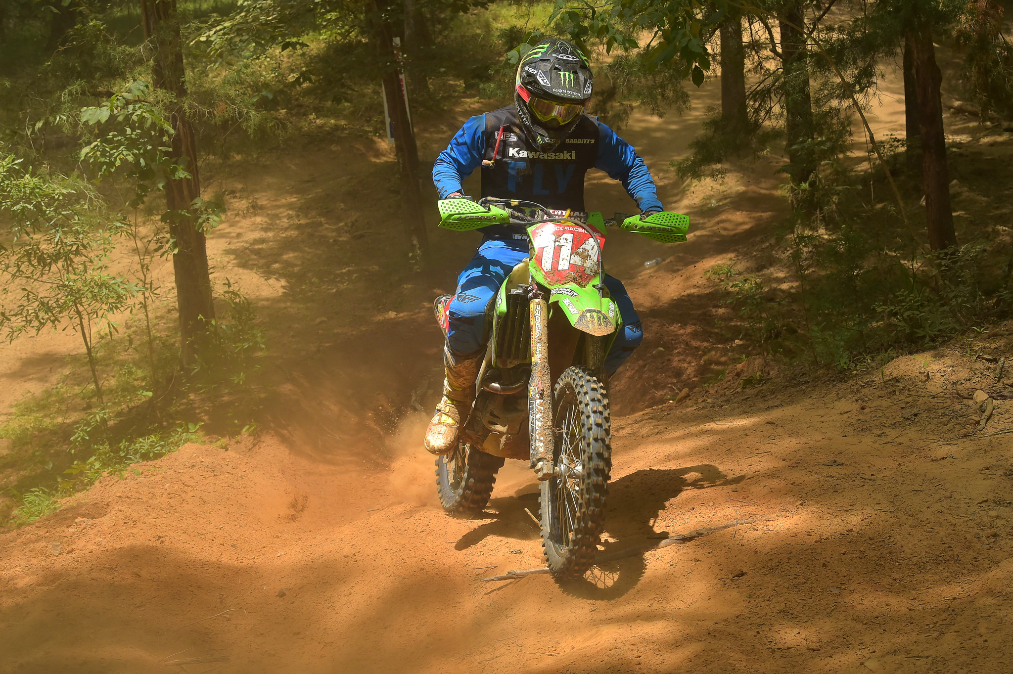 Strang has had a solid season in the second year of Kawasaki Team Green's return to off-road racing.