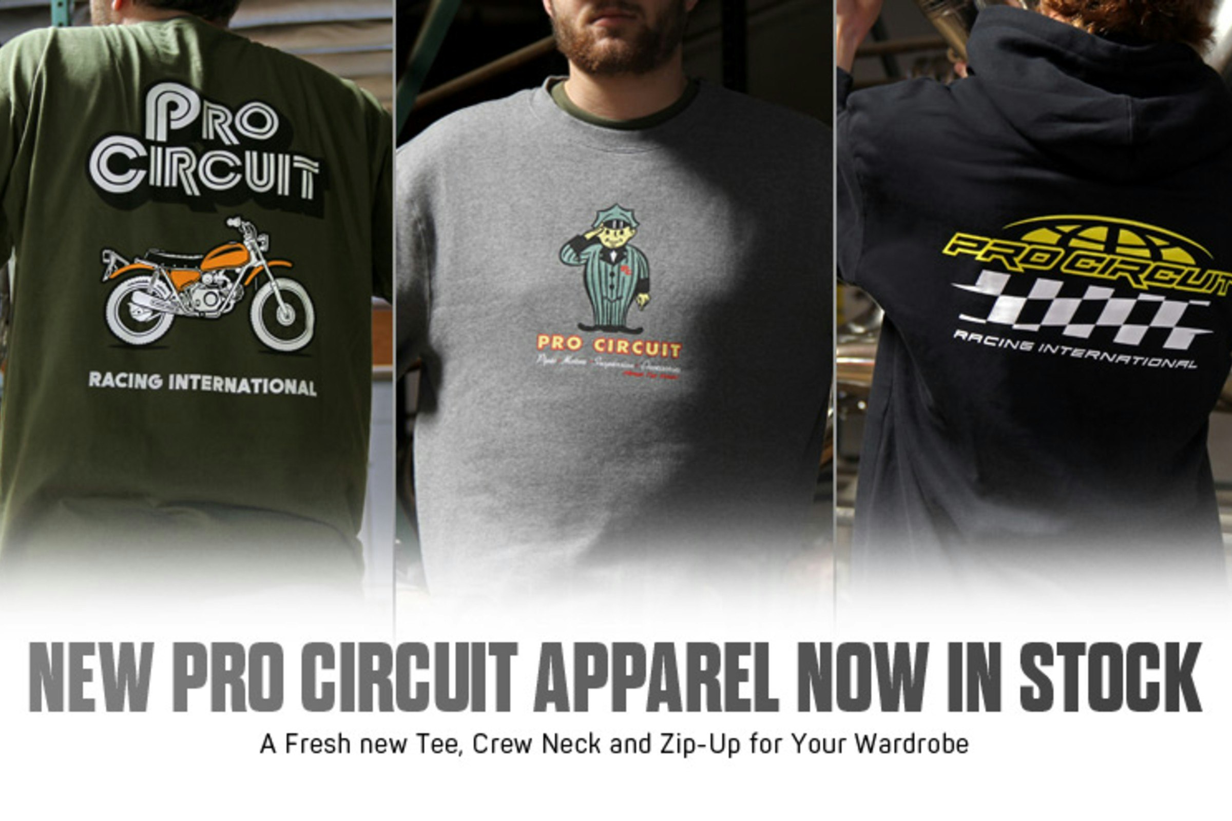 New Pro Circuit Apparel Now In Stock