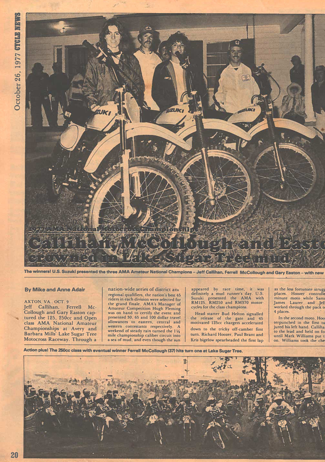 The October 26, 1977, issue of Cycle News.