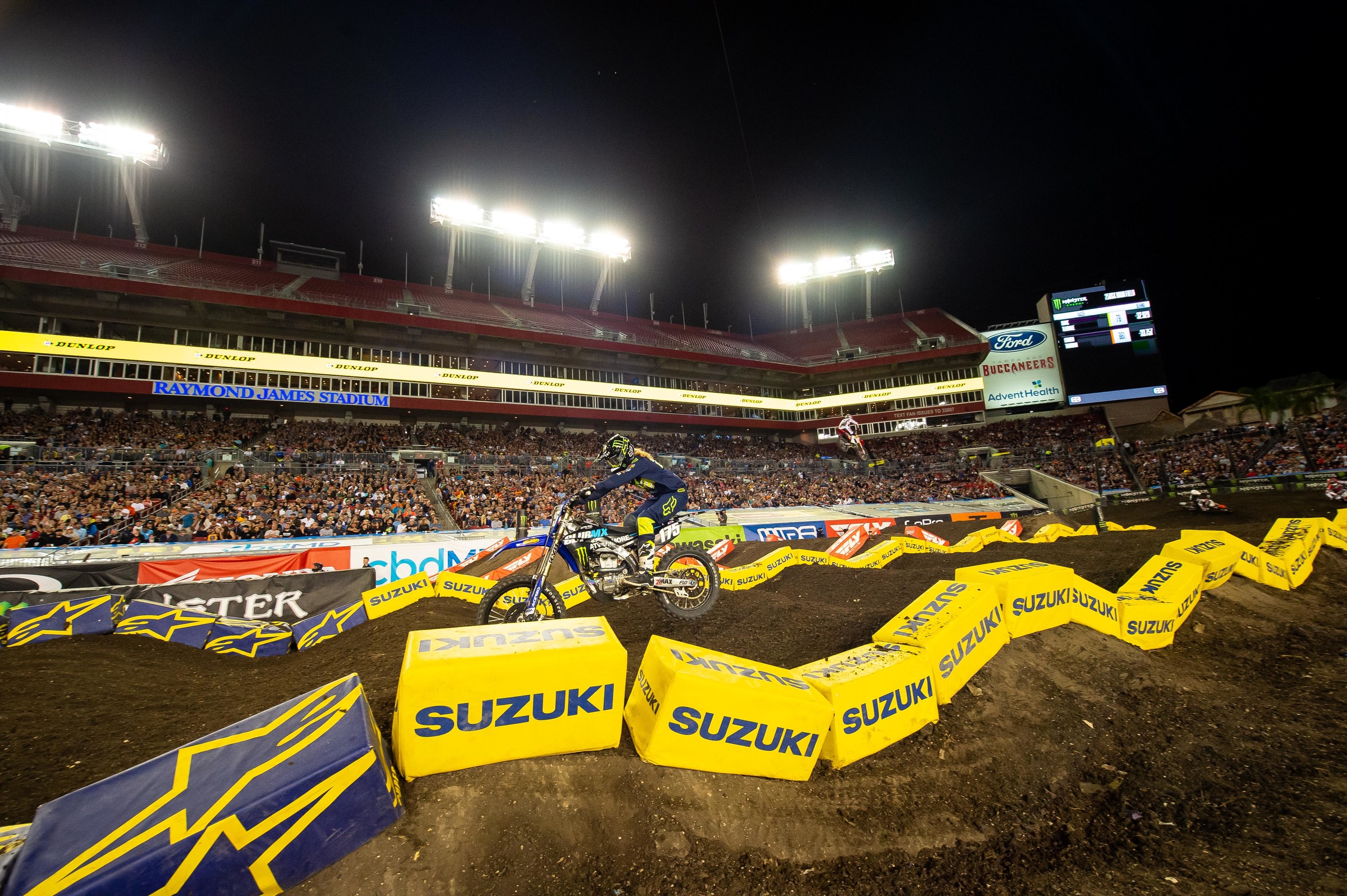 Hill at the Tampa Supercross in February.