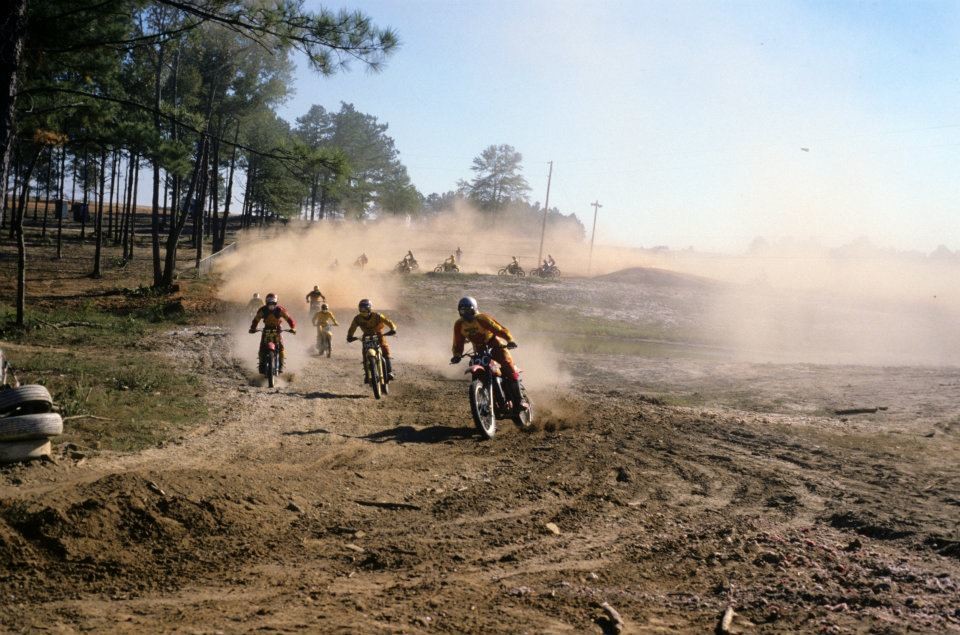 The track in Georgia was very dry and required lots of watering the day of the ’78 Amateur National.