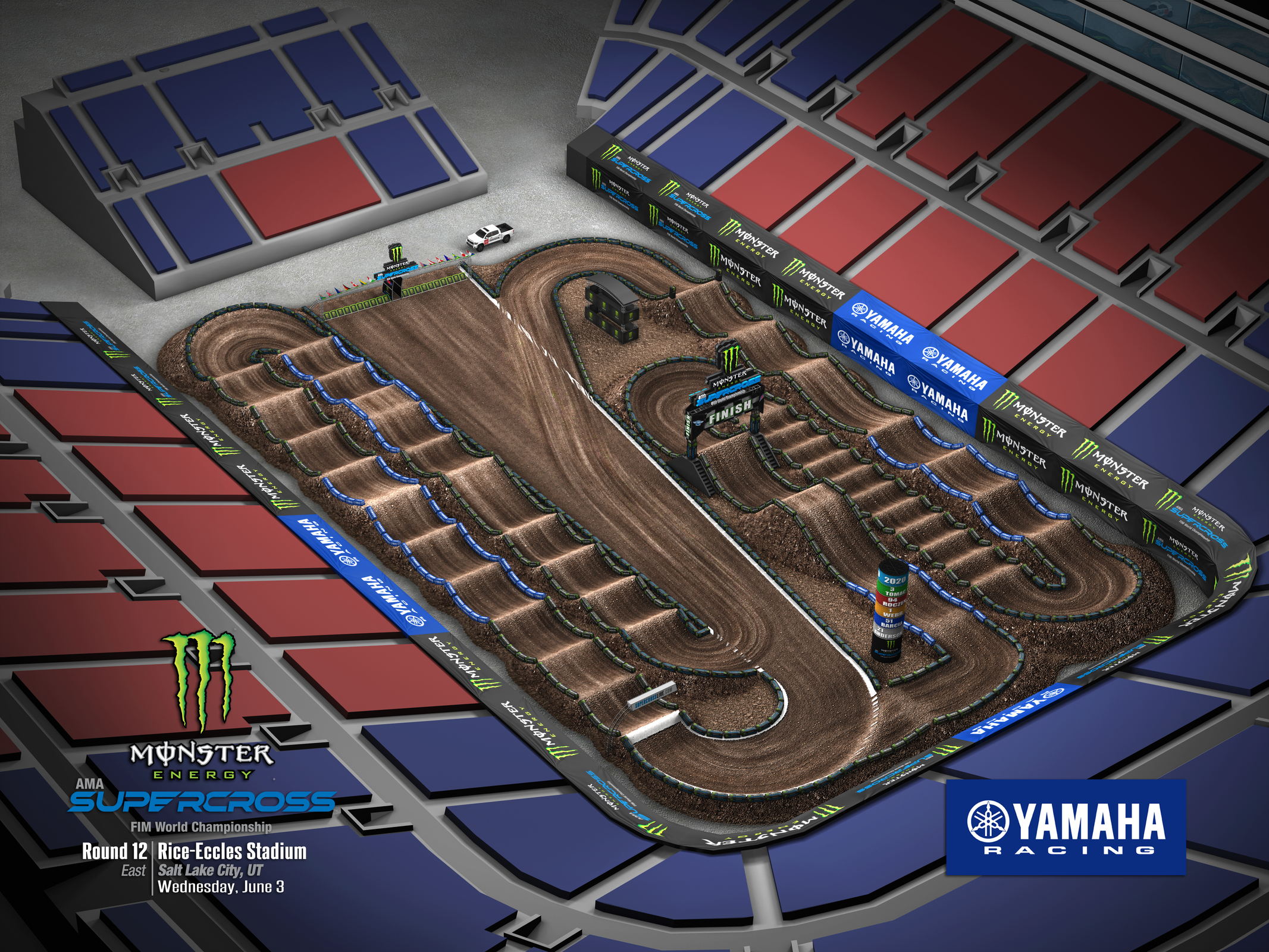 The Salt Lake City 2 track map.