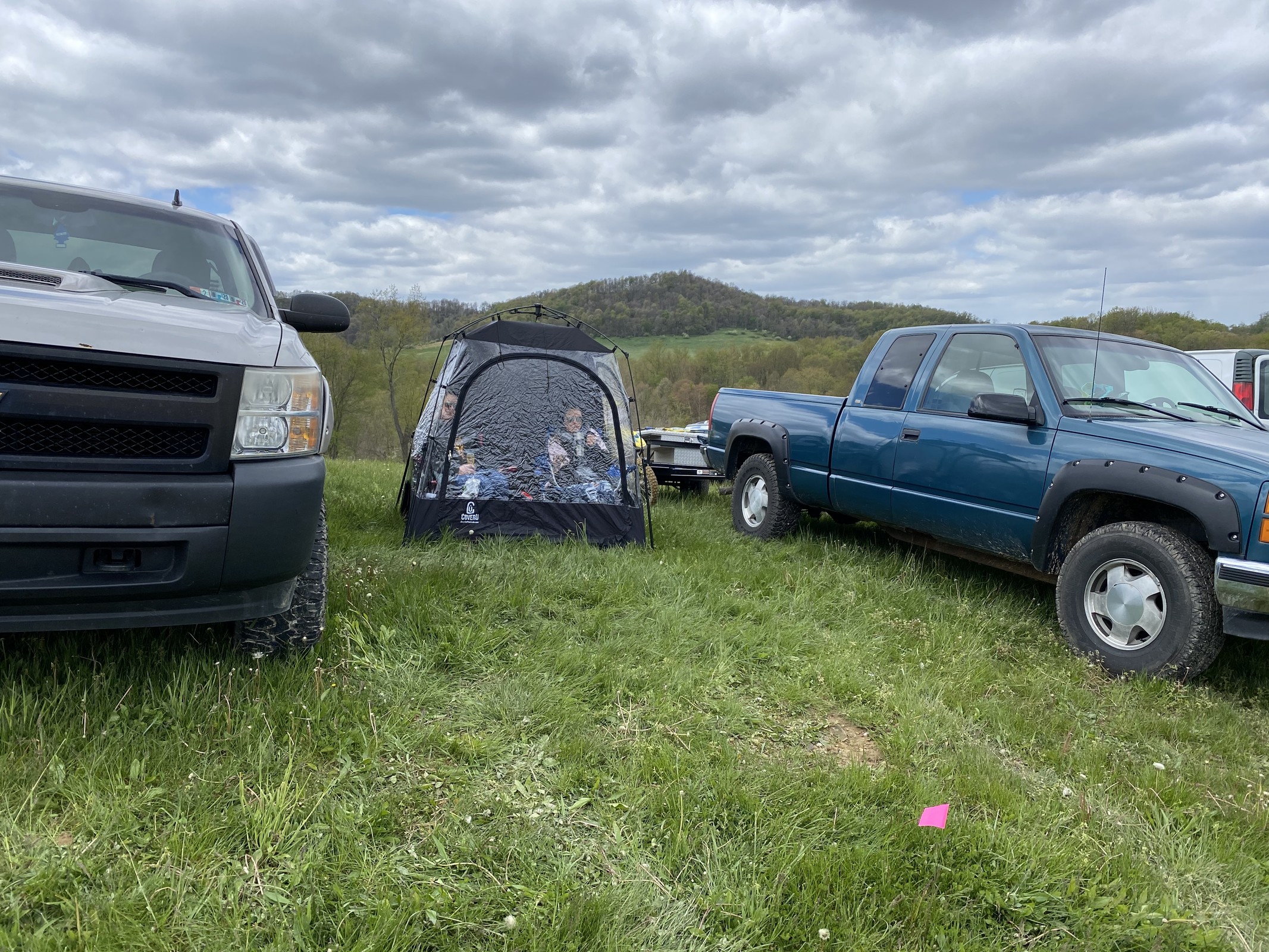 Extreme social distancing at High Point Raceway. 
