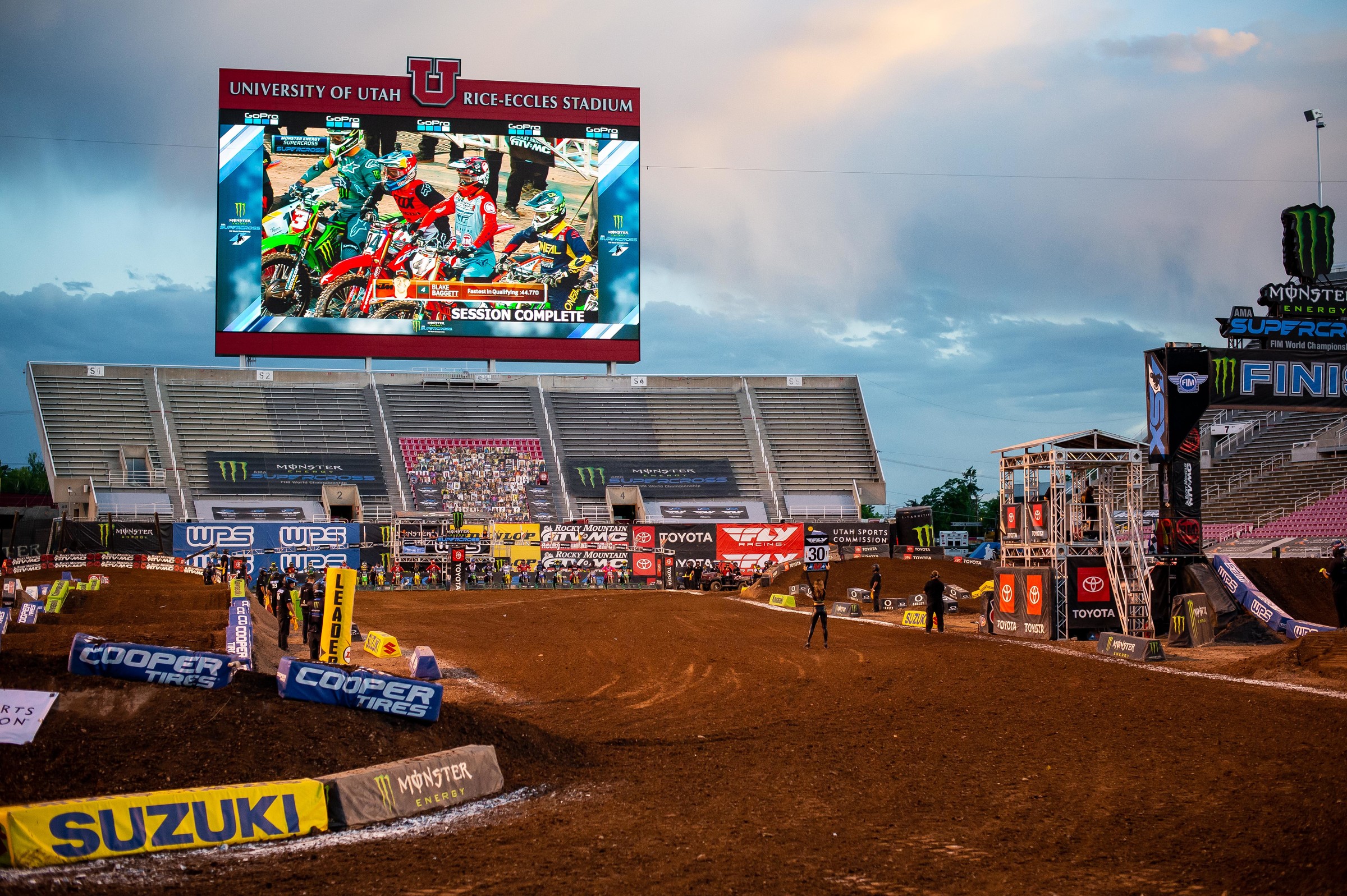 Wednesday's track wasn't nearly as bad as Sunday's track.