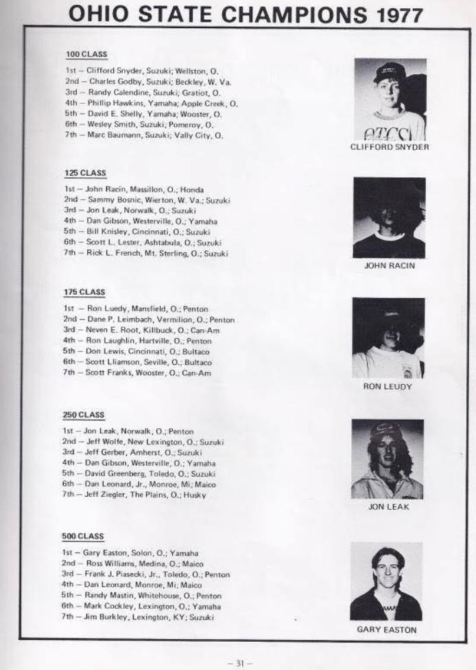 1977 Ohio State Champs