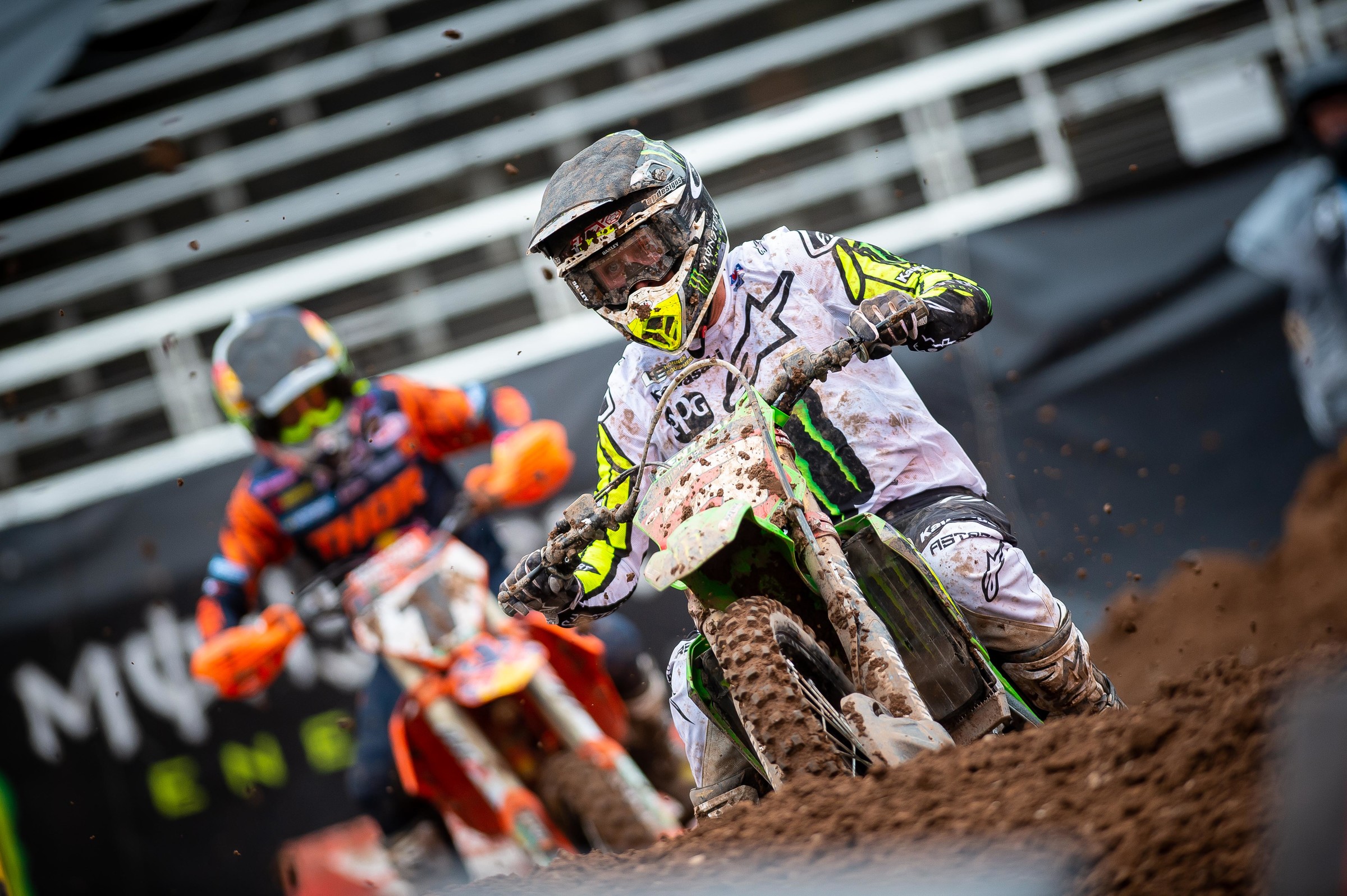 Eli Tomac and Cooper Webb put on a show for the win at Salt Lake City 3.