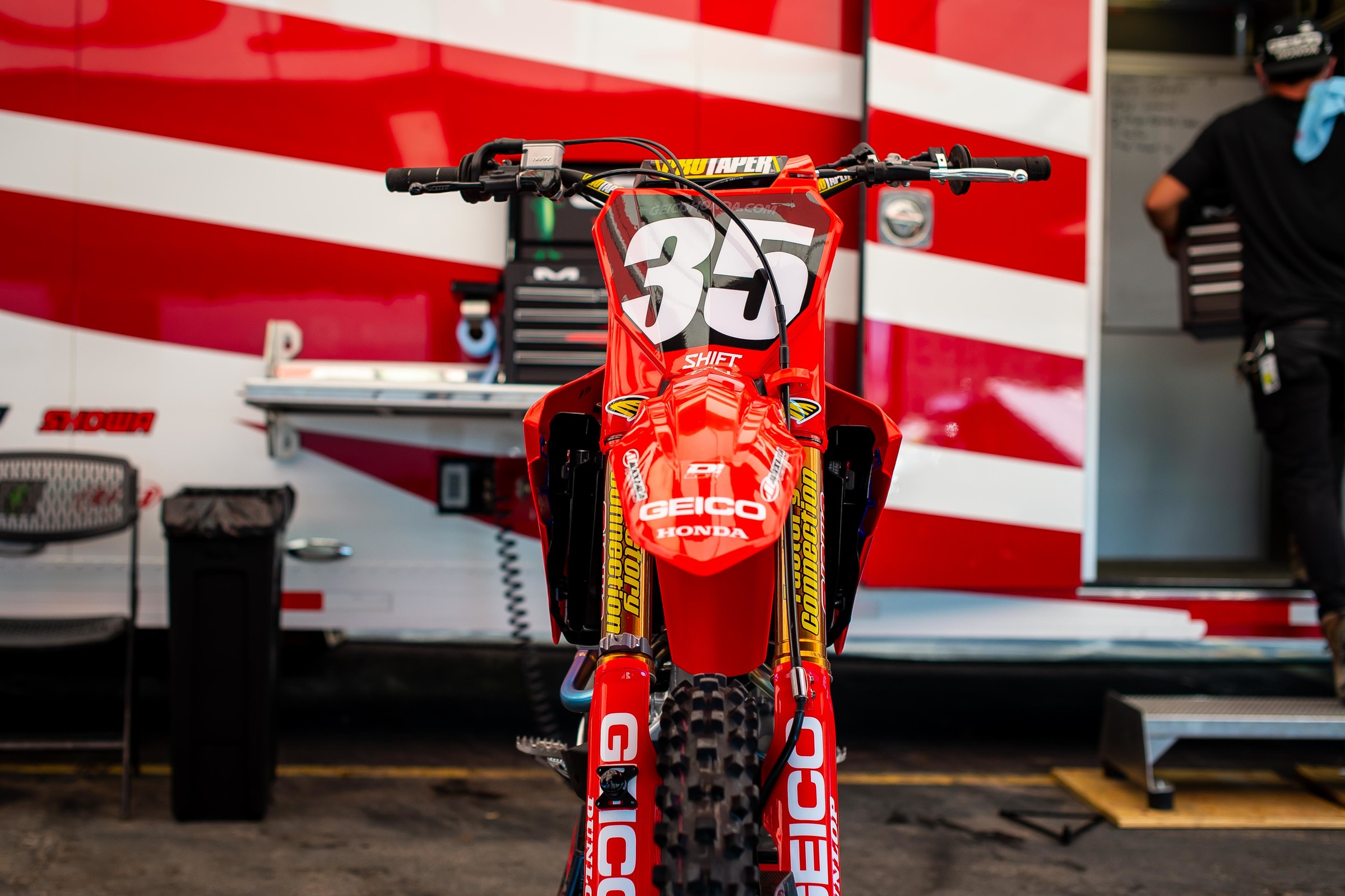 Hunter Lawrence's GEICO Honda CRF250R.
