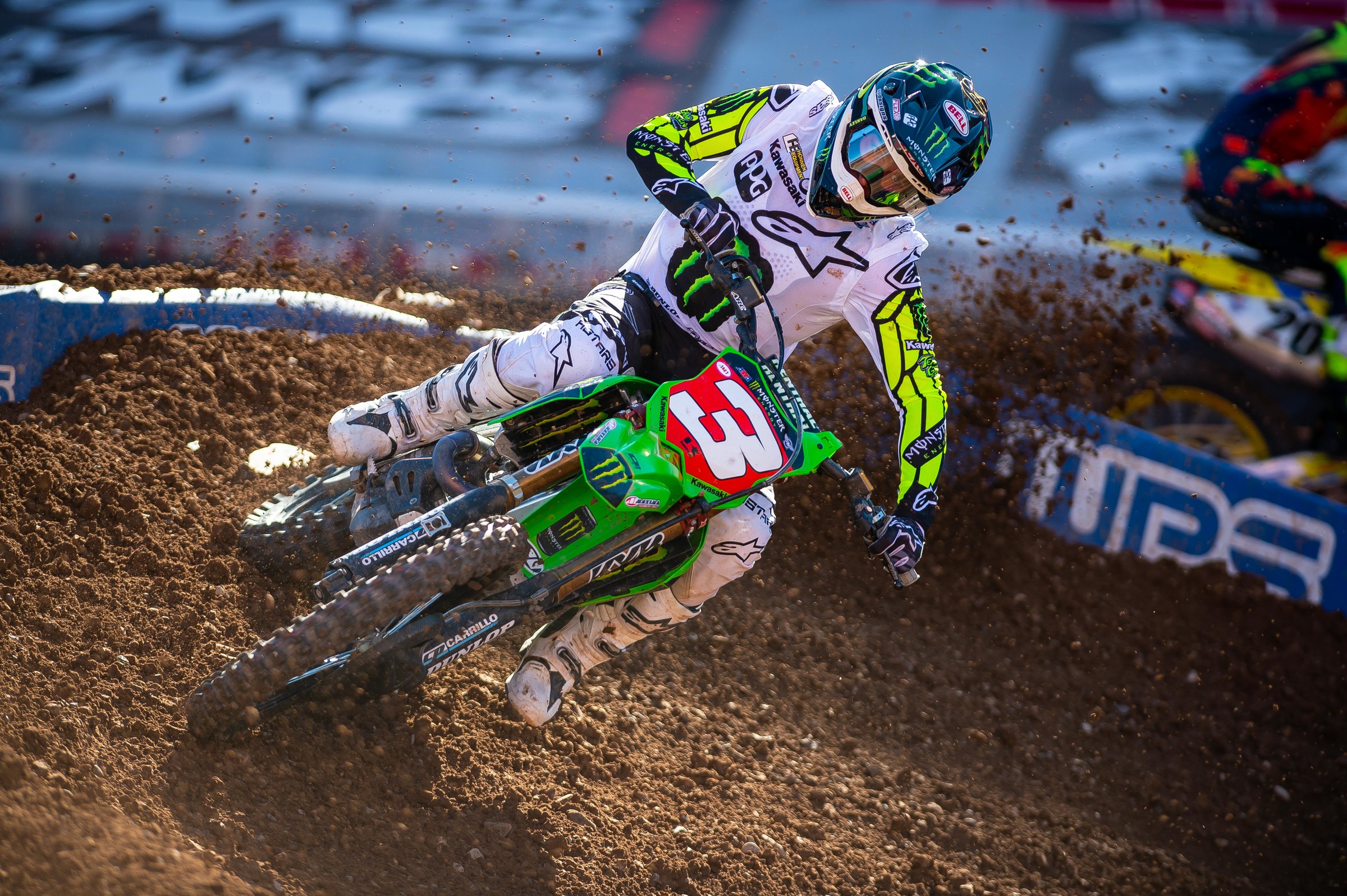 Eli Tomac has had mixed results off the gate so far in Salt Lake City.