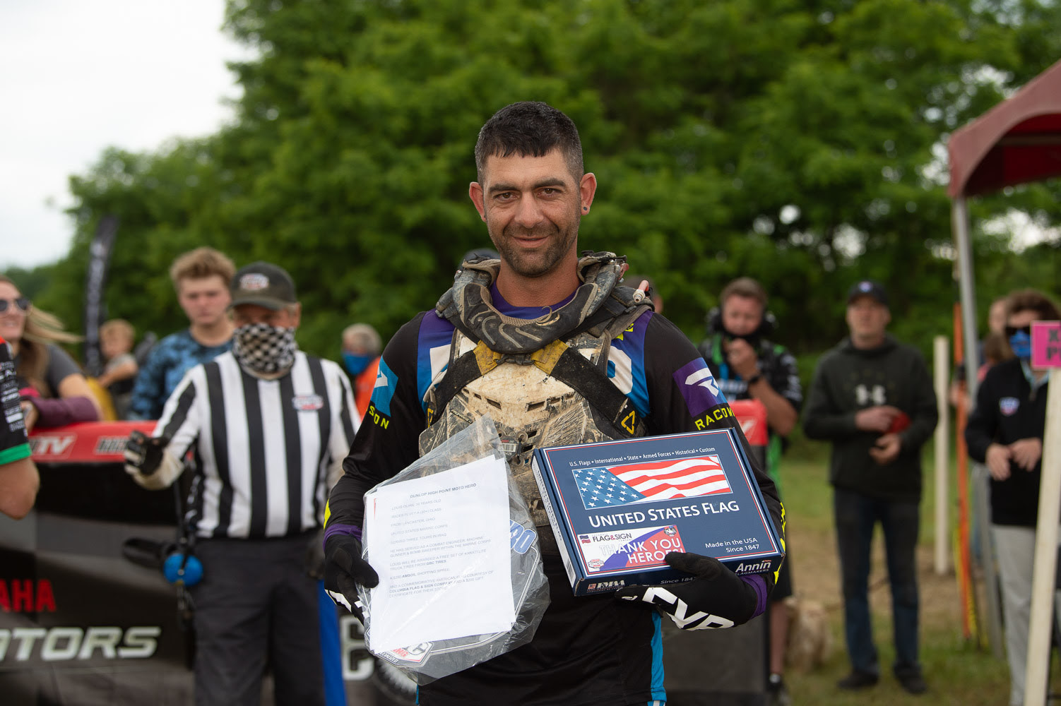 Louis Olian was nominated and awarded the High Point AMSOIL Moto Hero Award on Sunday afternoon.