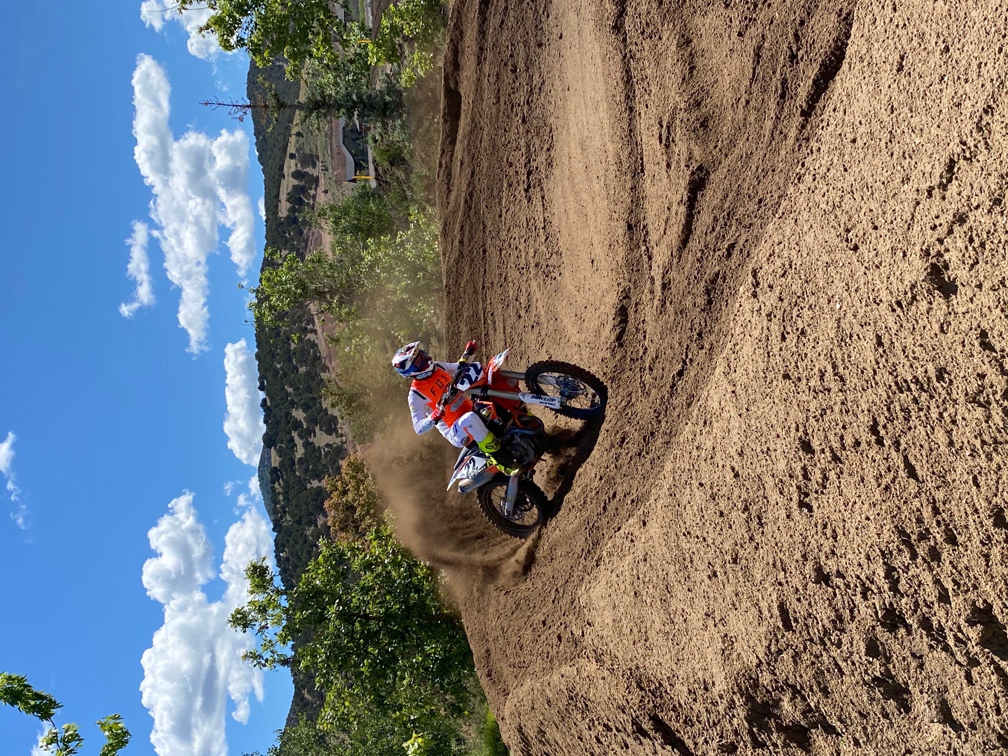 Reed putting in some laps.