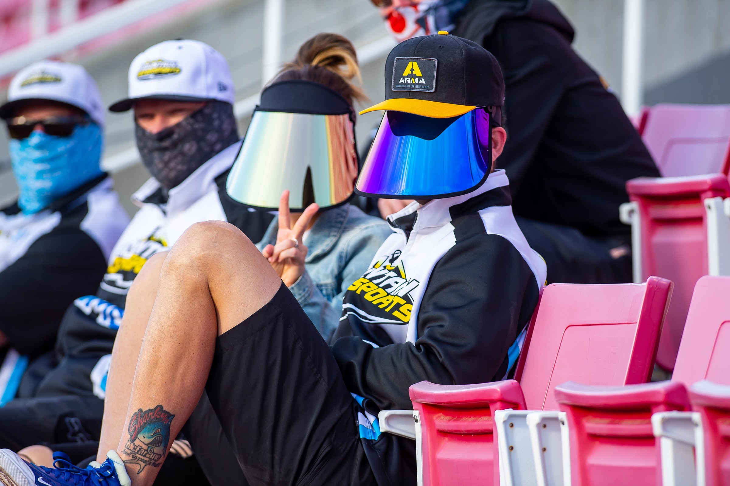 The face shields are back for the final round!