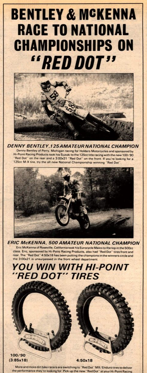 Win ads for both Eric McKenna and Denny Bentley Jr.