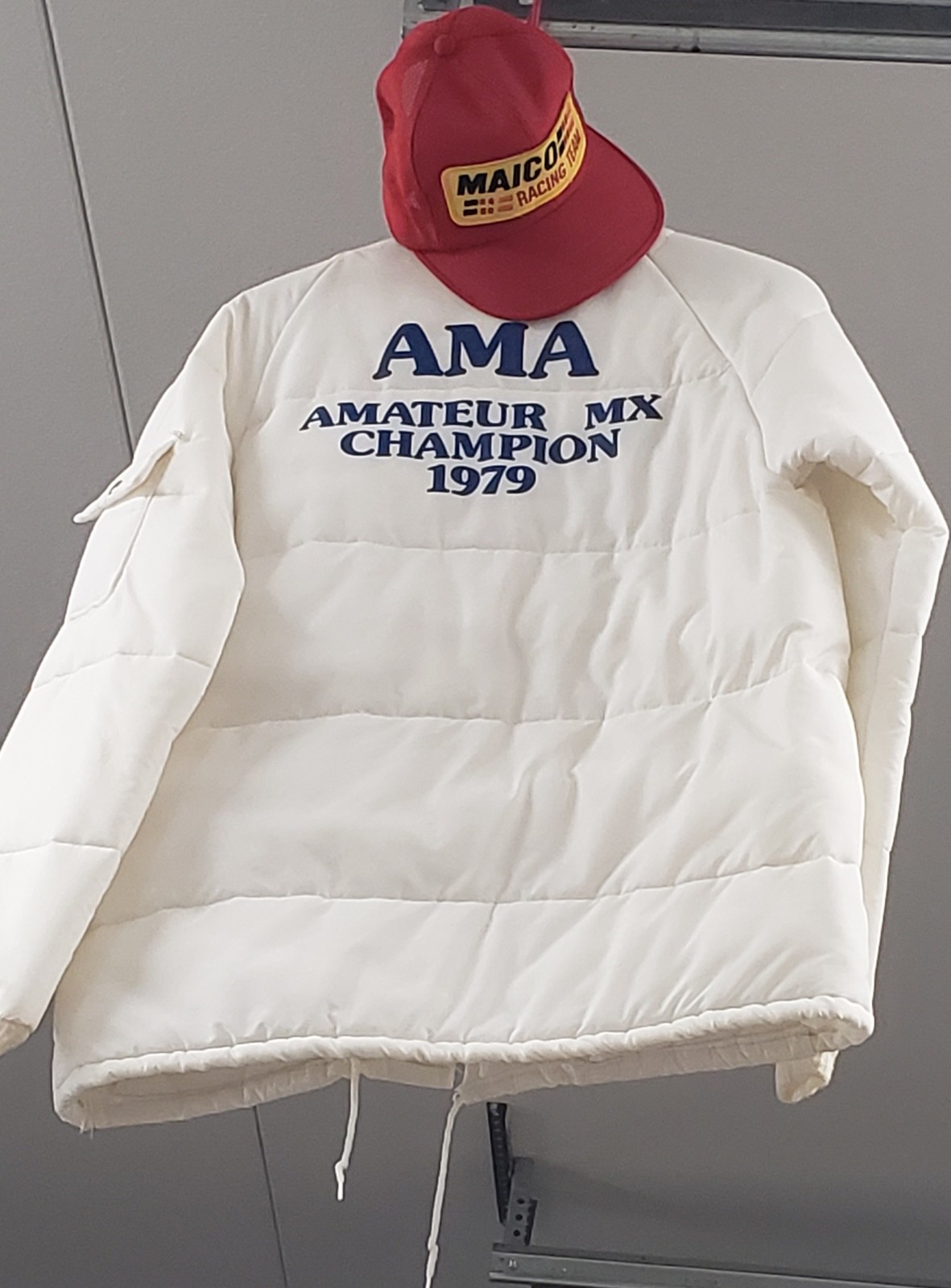 McKenna’s jacket from 1979 (back).