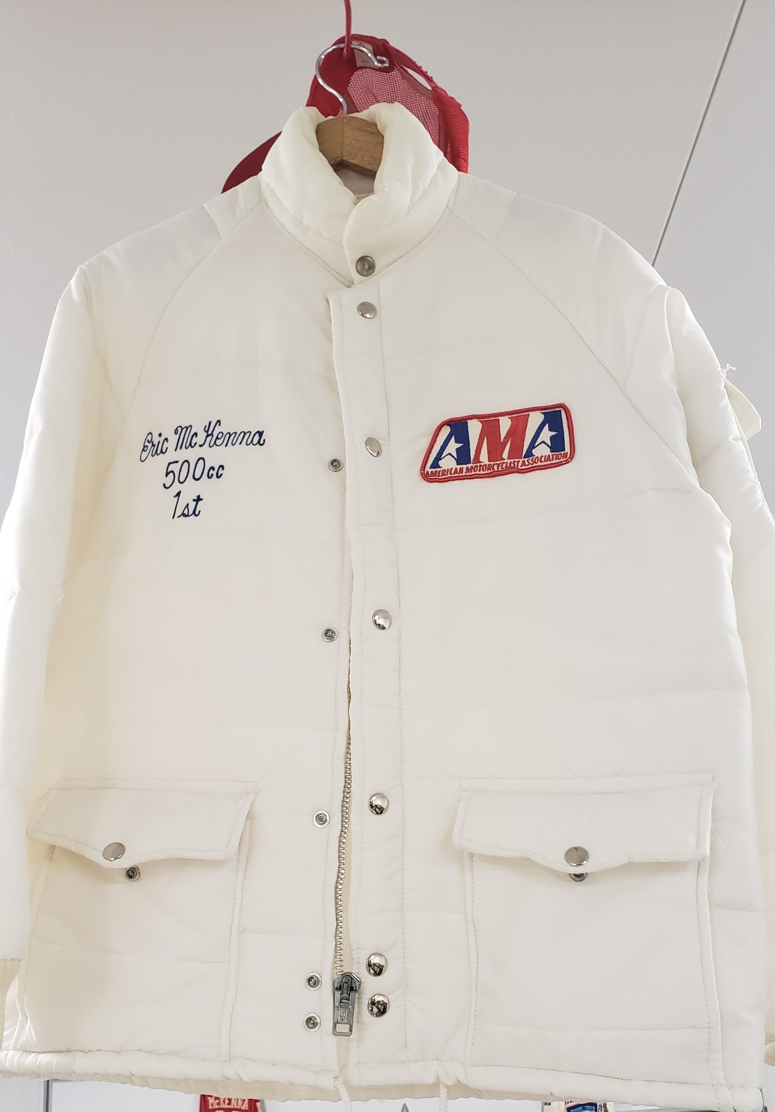 McKenna’s jacket from 1979 (front).