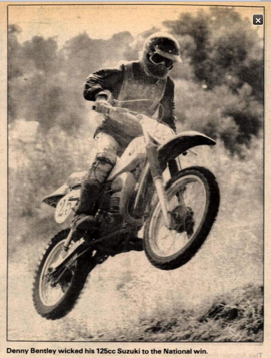 Denny Bentley earned a Suzuki factory ride with his ’79 AMA Amateur National win and would score a career-best fifth in his first AMA Supercross main event, Daytona ’81.