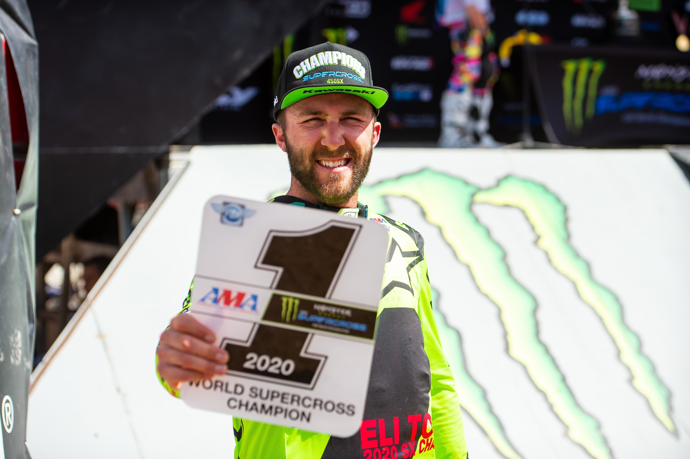 For the remainder of history, Eli Tomac will be one of the names listed as 450SX AMA Supercross Champion.