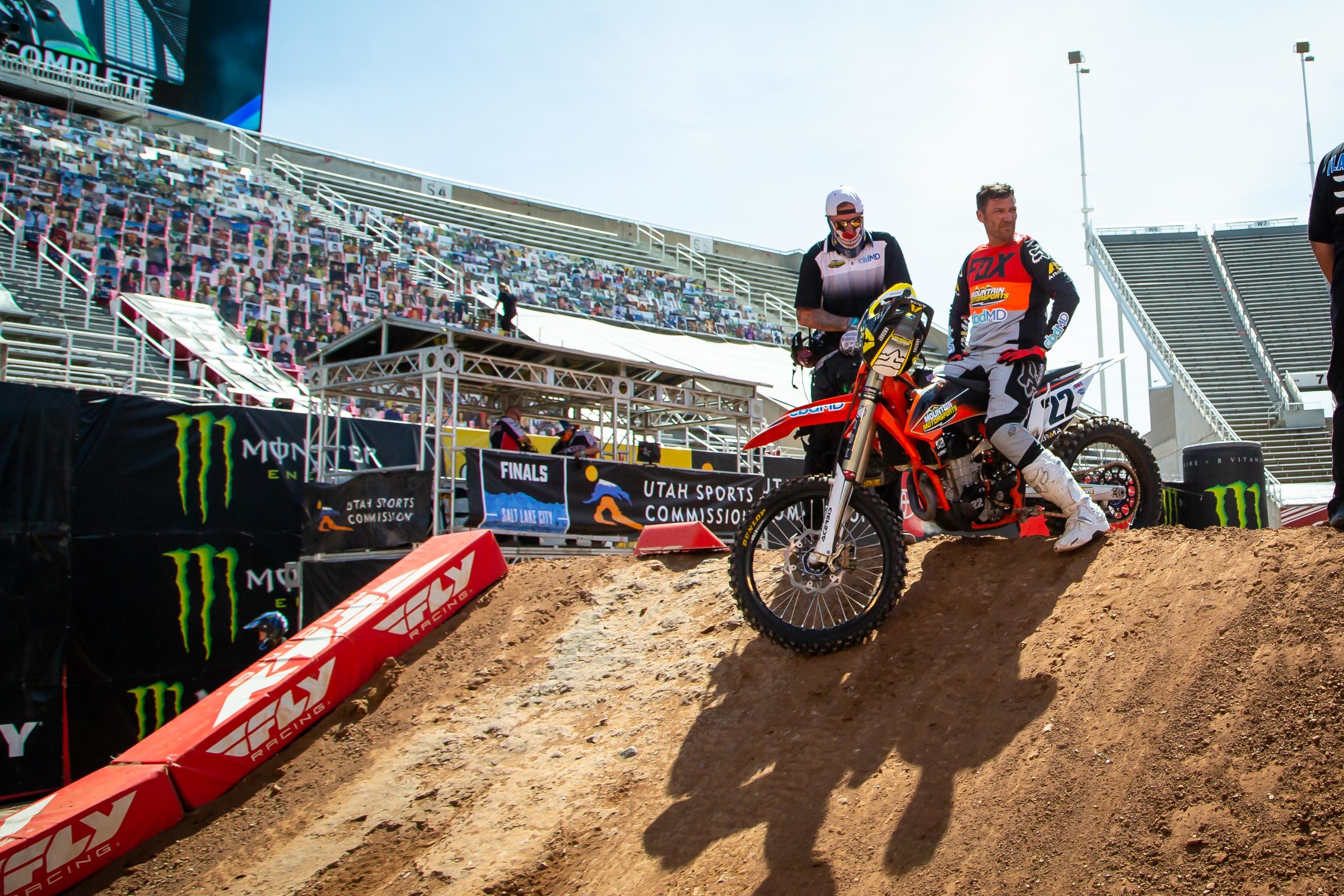 Reed after the Salt Lake City 7 Supercross on June 21, 2020. Was this his last AMA Supercross race?